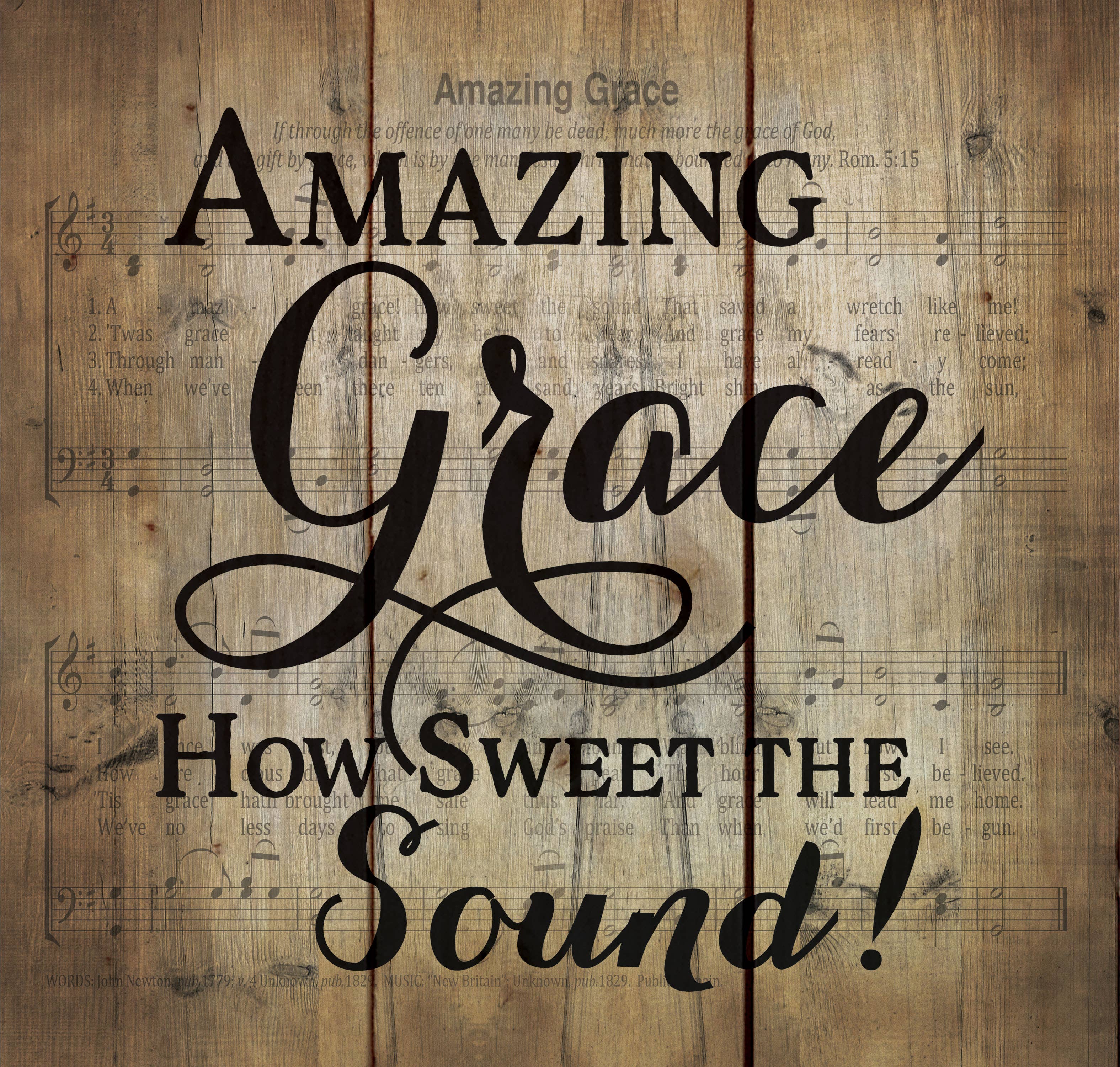 Amazing Grace Pallet Décor