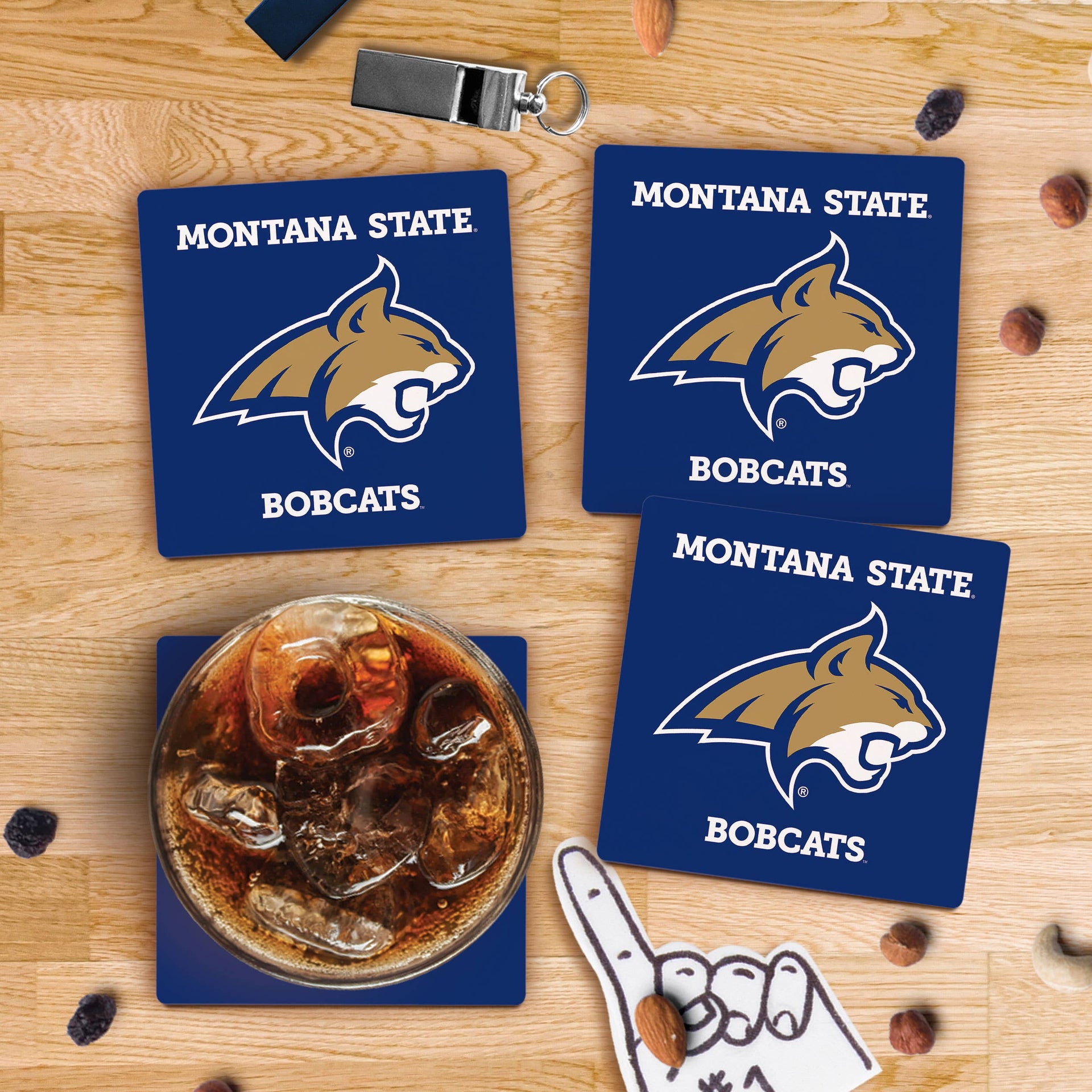 Milestones galore: Bobcats break records, roll into FCS Final Four |  Explore Big Sky Team Effort Montana State Bobcats ボールマーカーセット