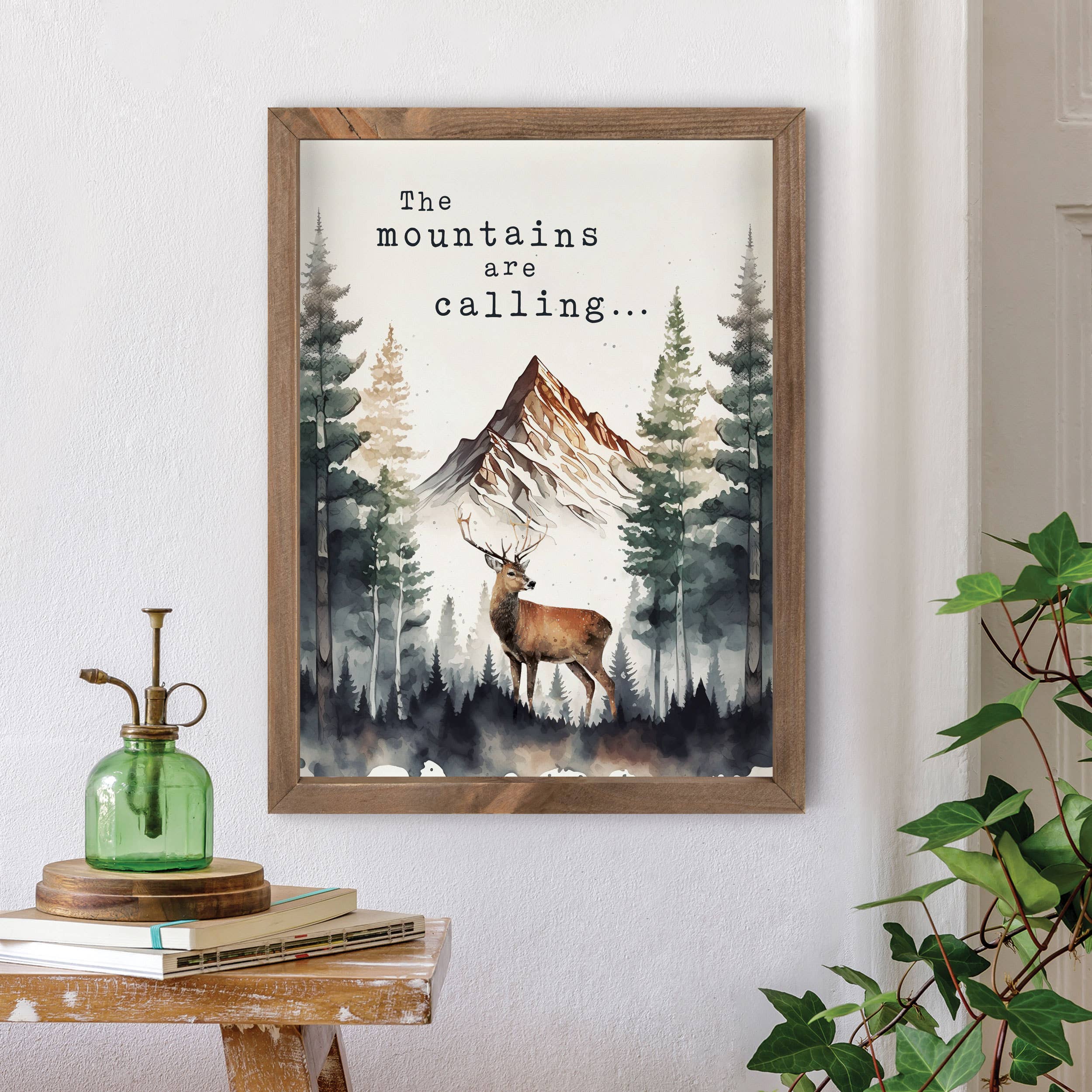 The Mountains Are Calling Framed Art
