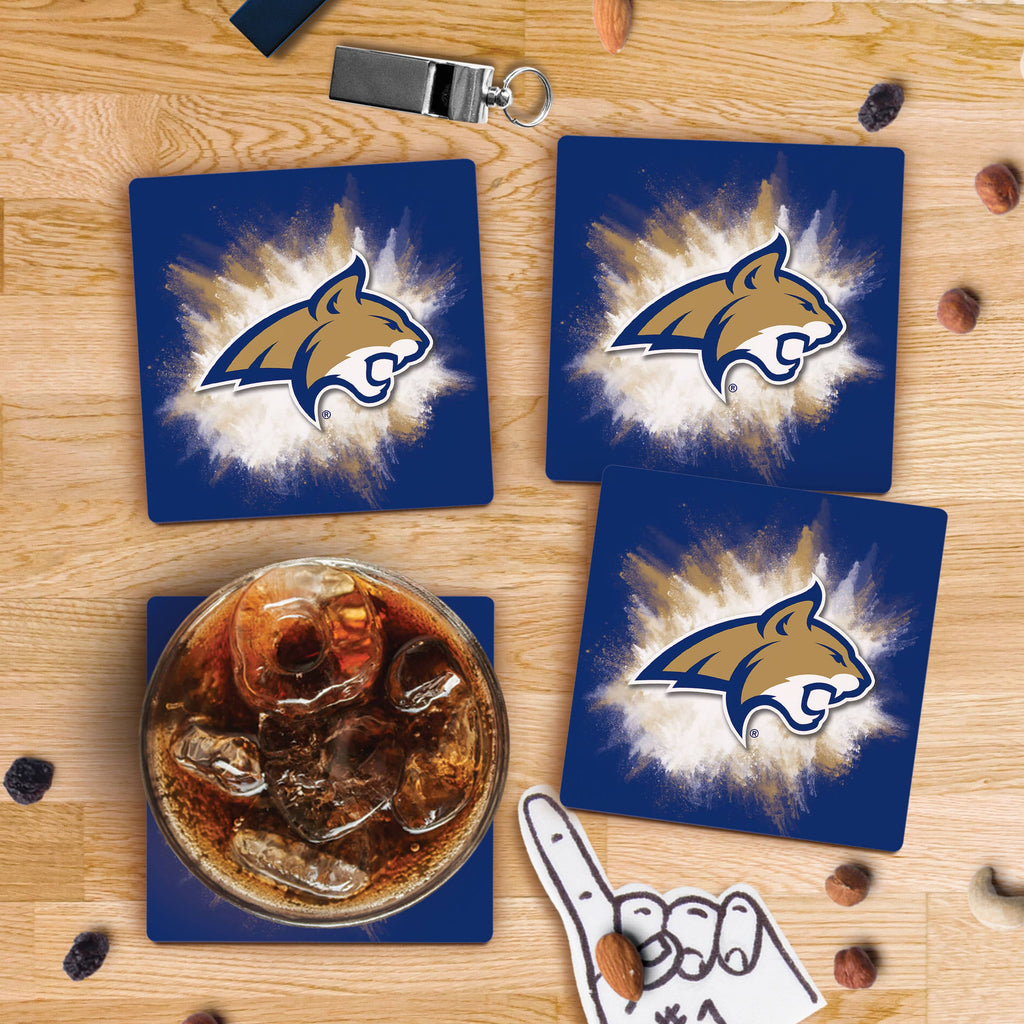 MONTANA-Montana State Bobcats Color Splash Coaster