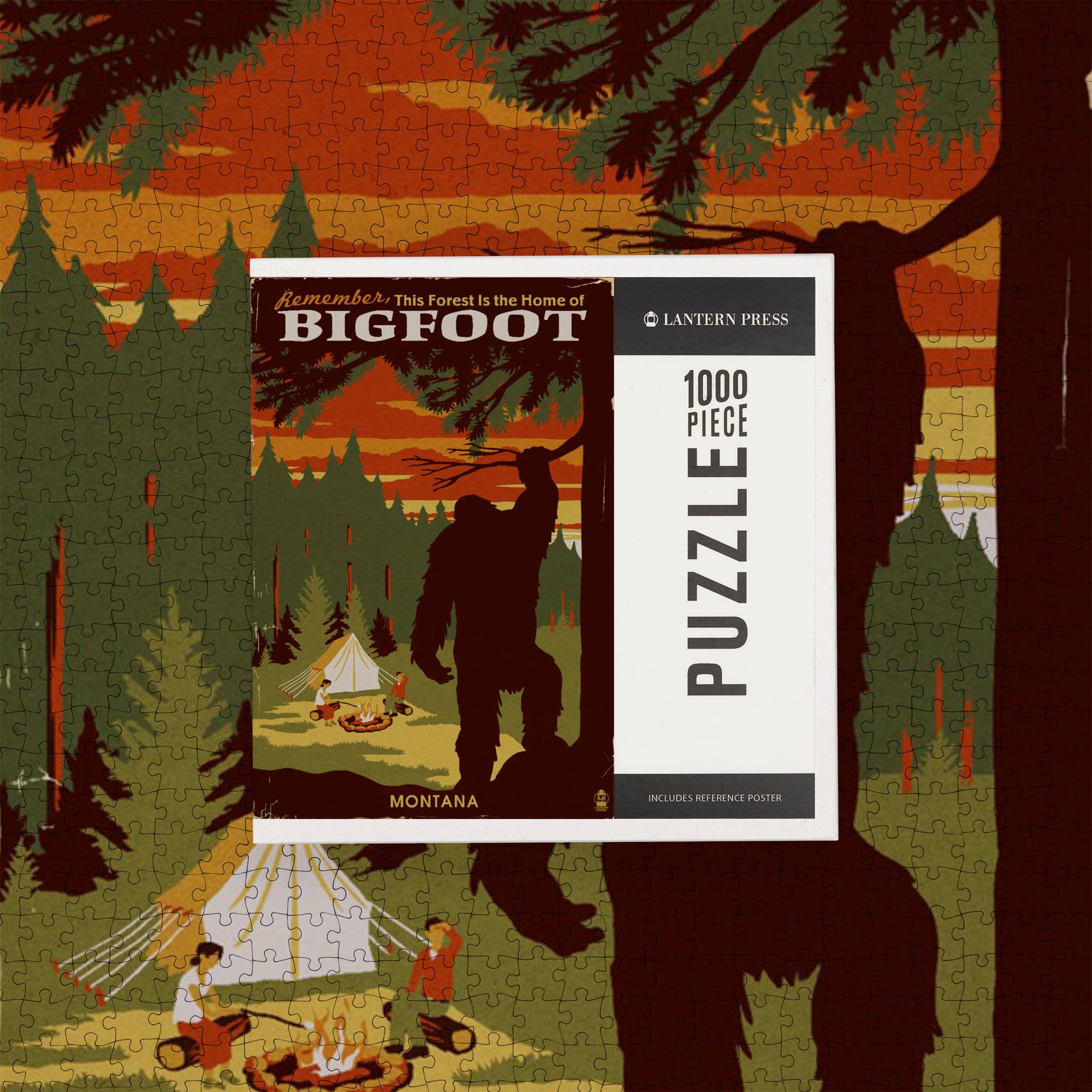 1000 Piece Puzzle Montana, Home of Bigfoot