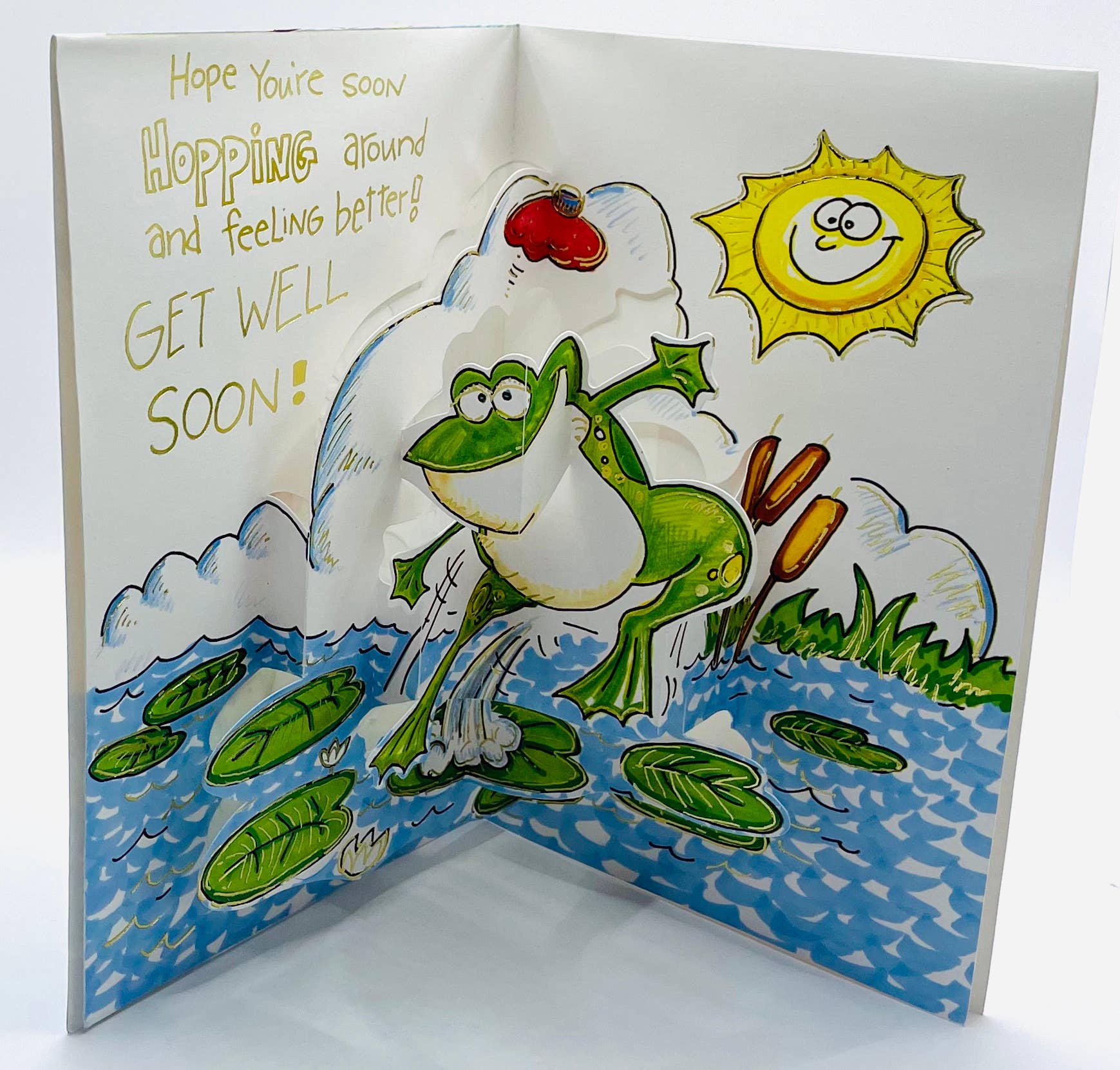 Get Well Pop Up Card