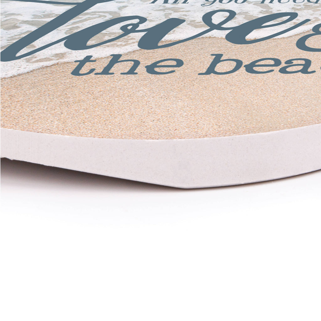 All You Need Is Love & The Beach Car Coaster