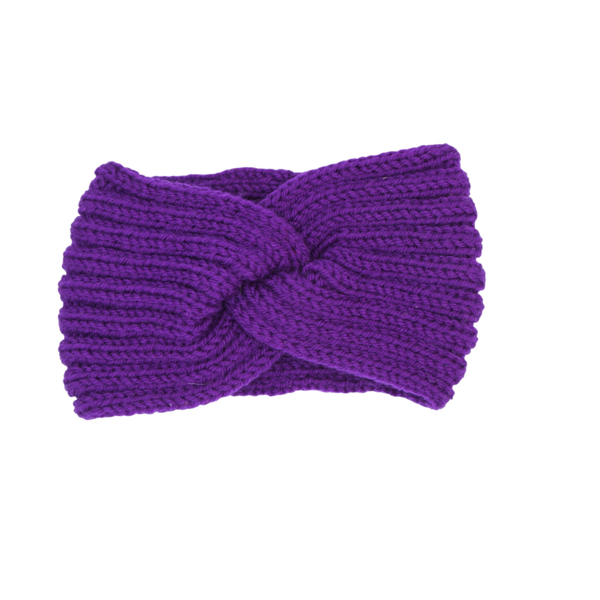 Thick Cable Knit Headband - Asst