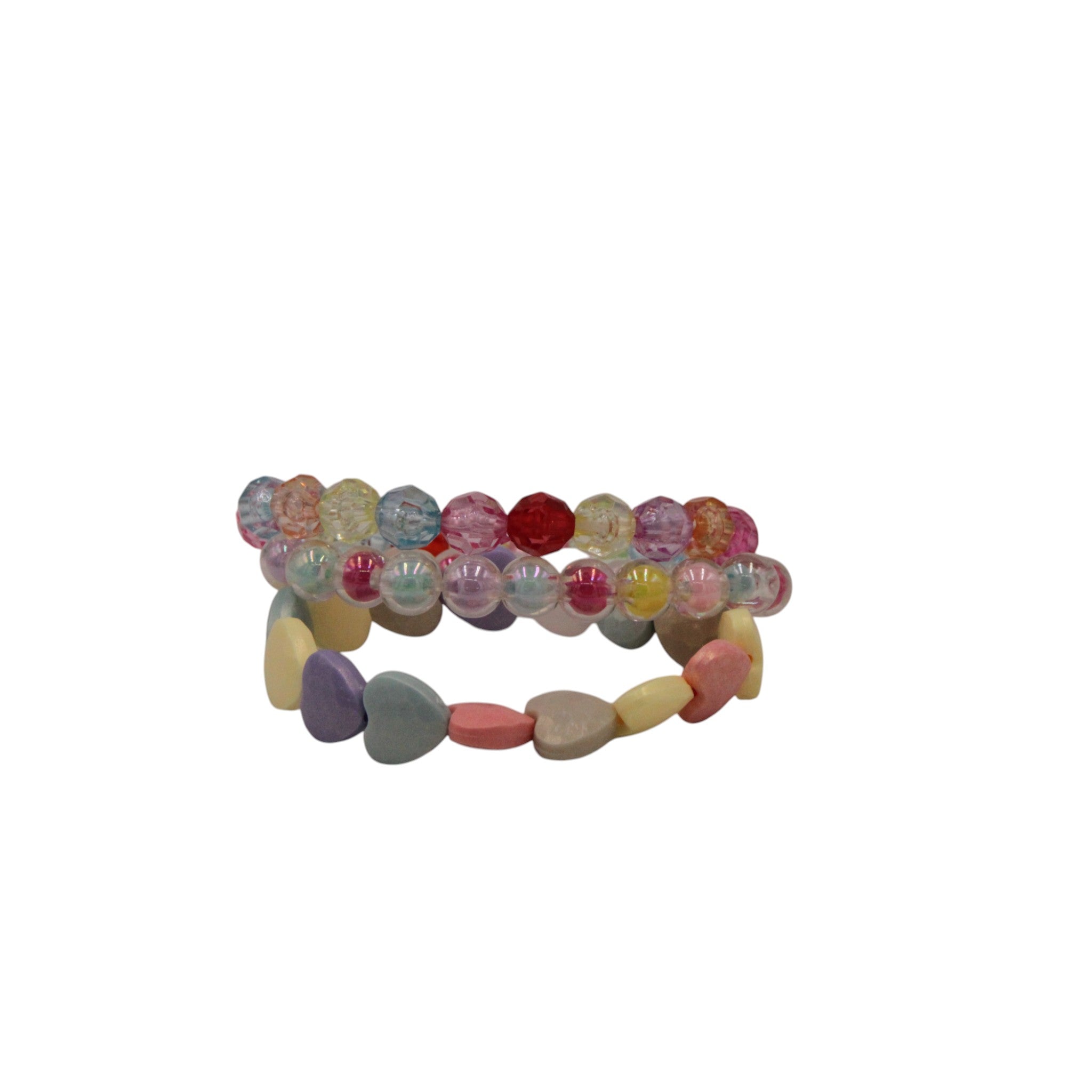 3 Pc Set Colorful Bead Bracelet