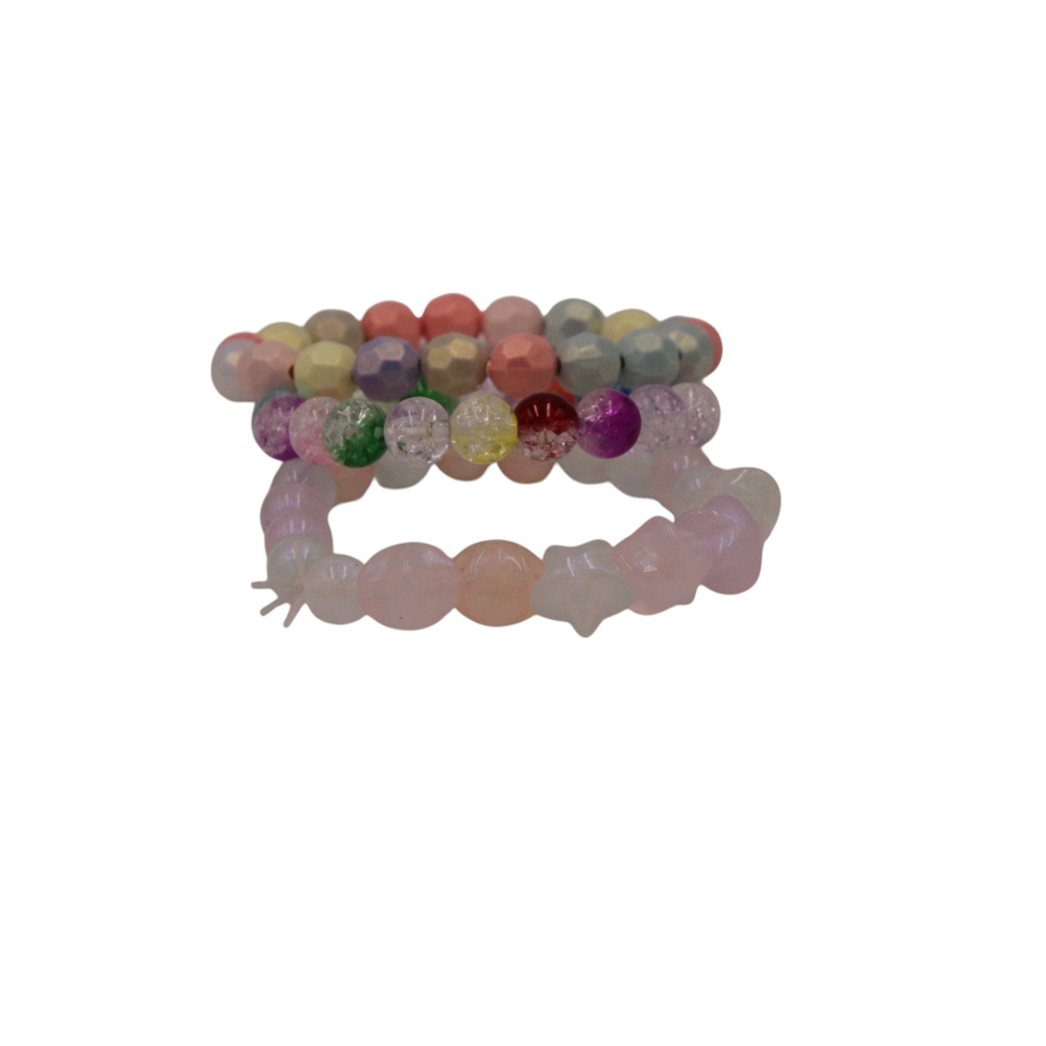 3 PC Set Colorful Bead Bracelet