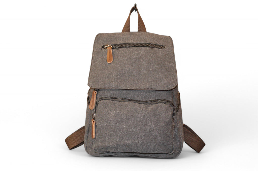 Montana Twist High-Capacity Vintage Canvas Backpack