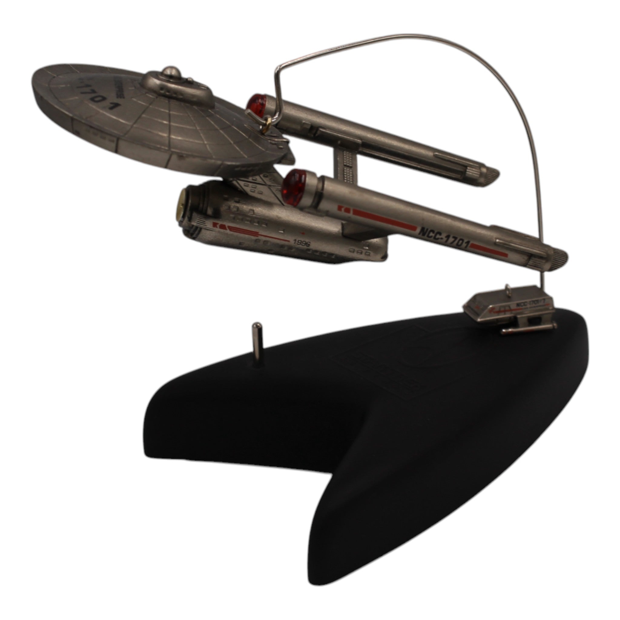 1996 Die-Cast Starship Enterprise NCC-1701 with NCC-1701/7 shuttle