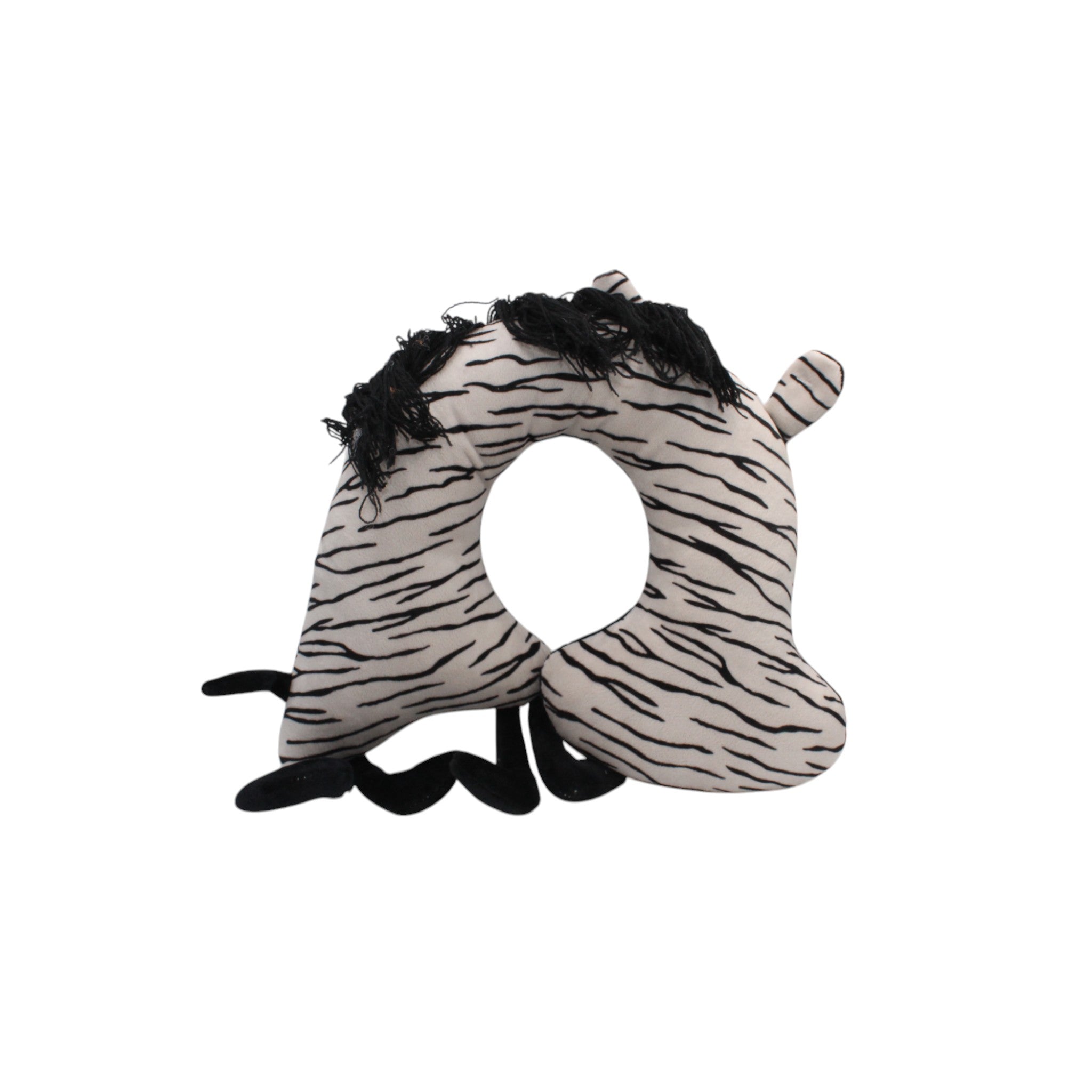 Animal U-Shaped Travel Plush Pillow- Zebra