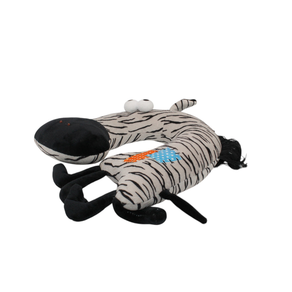 Animal U-Shaped Travel Plush Pillow- Zebra