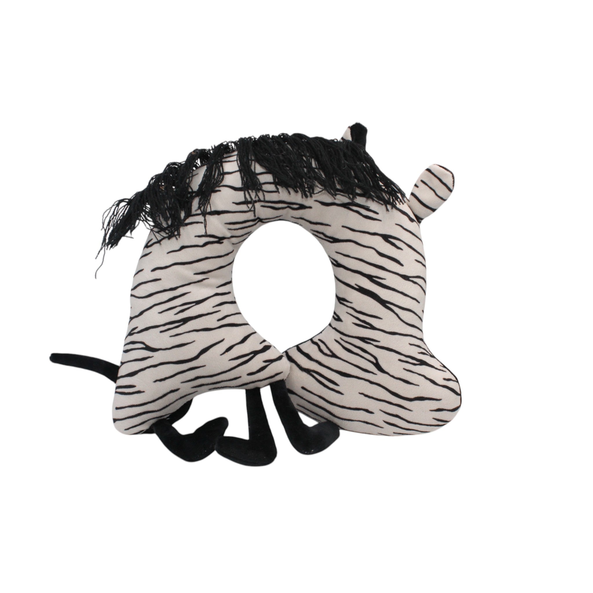 Animal U-Shaped Travel Plush Pillow- Zebra