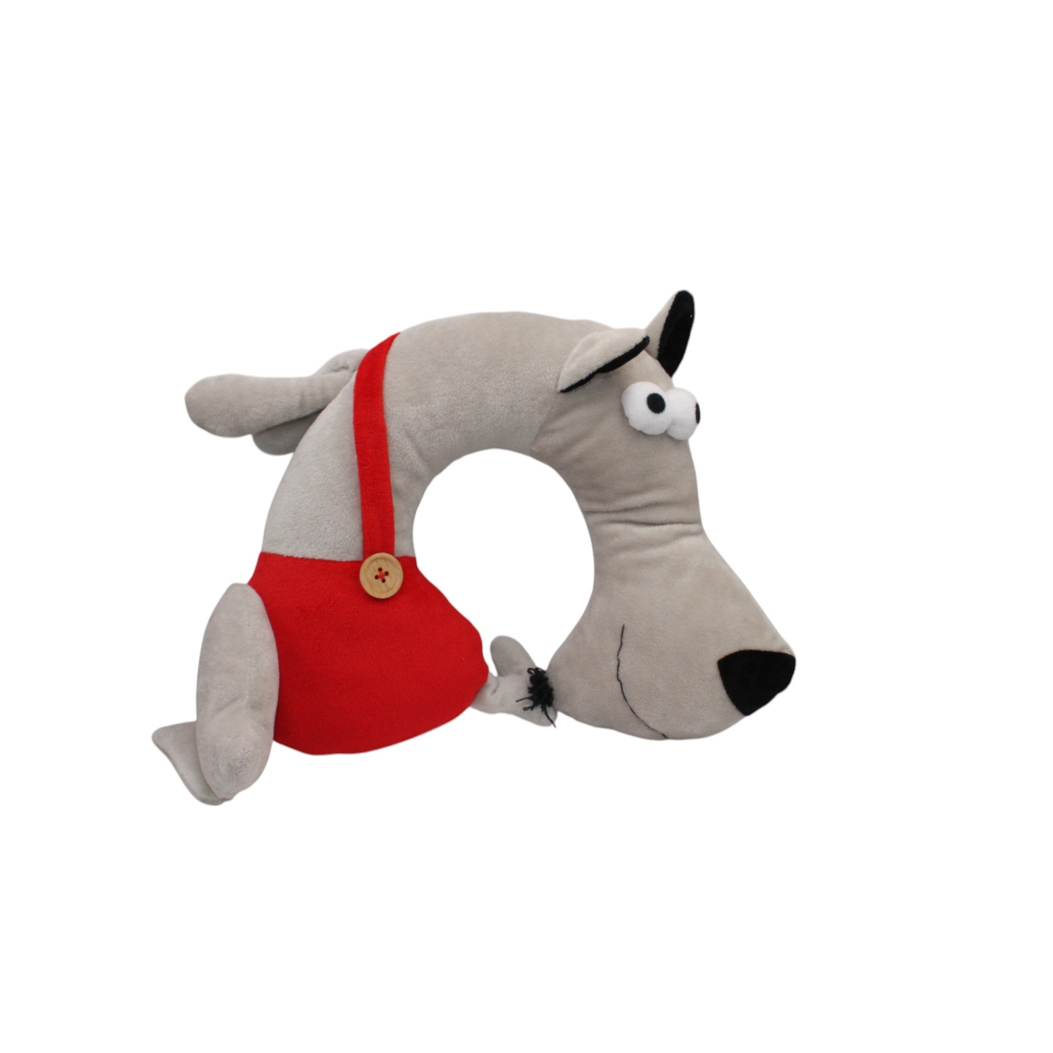 Animal U-Shaped Travel Plush Pillow- Dog