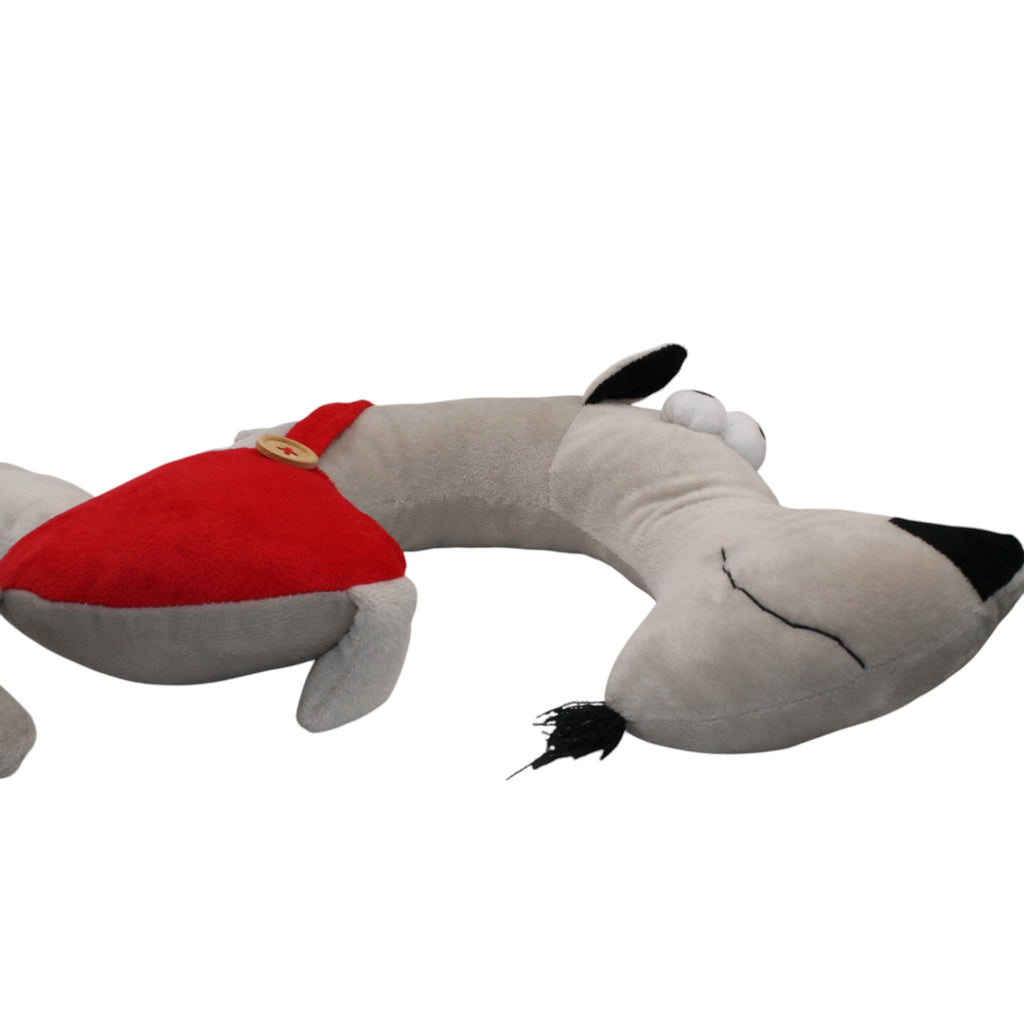 Animal U-Shaped Travel Plush Pillow- Dog