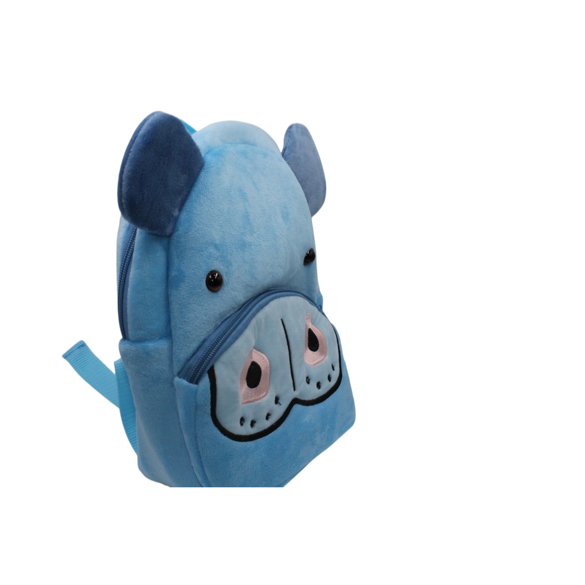 Kids Plush Animal Backpack - Hippo