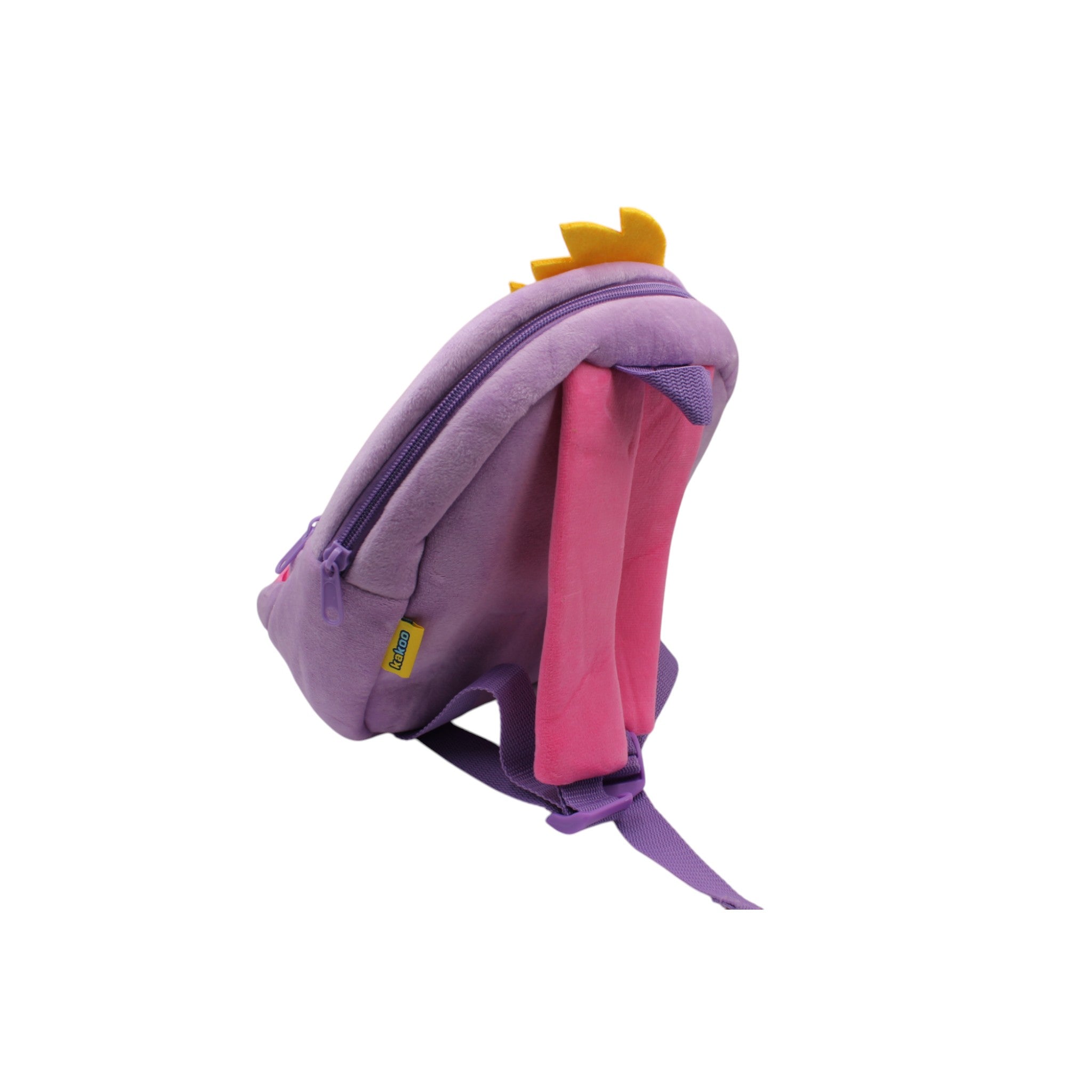 Kids Plush Animal Backpack - Purple Parrot