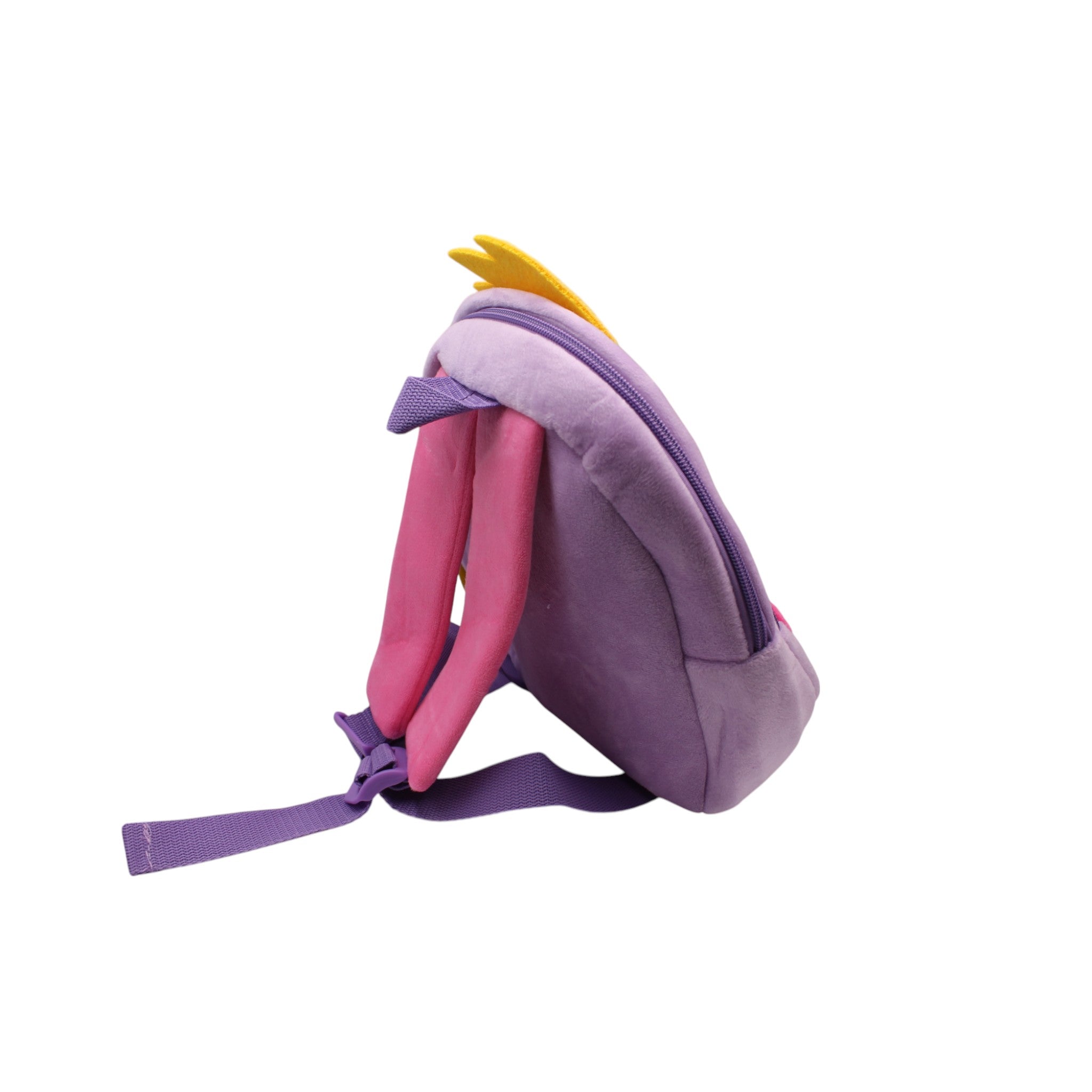 Kids Plush Animal Backpack - Purple Parrot