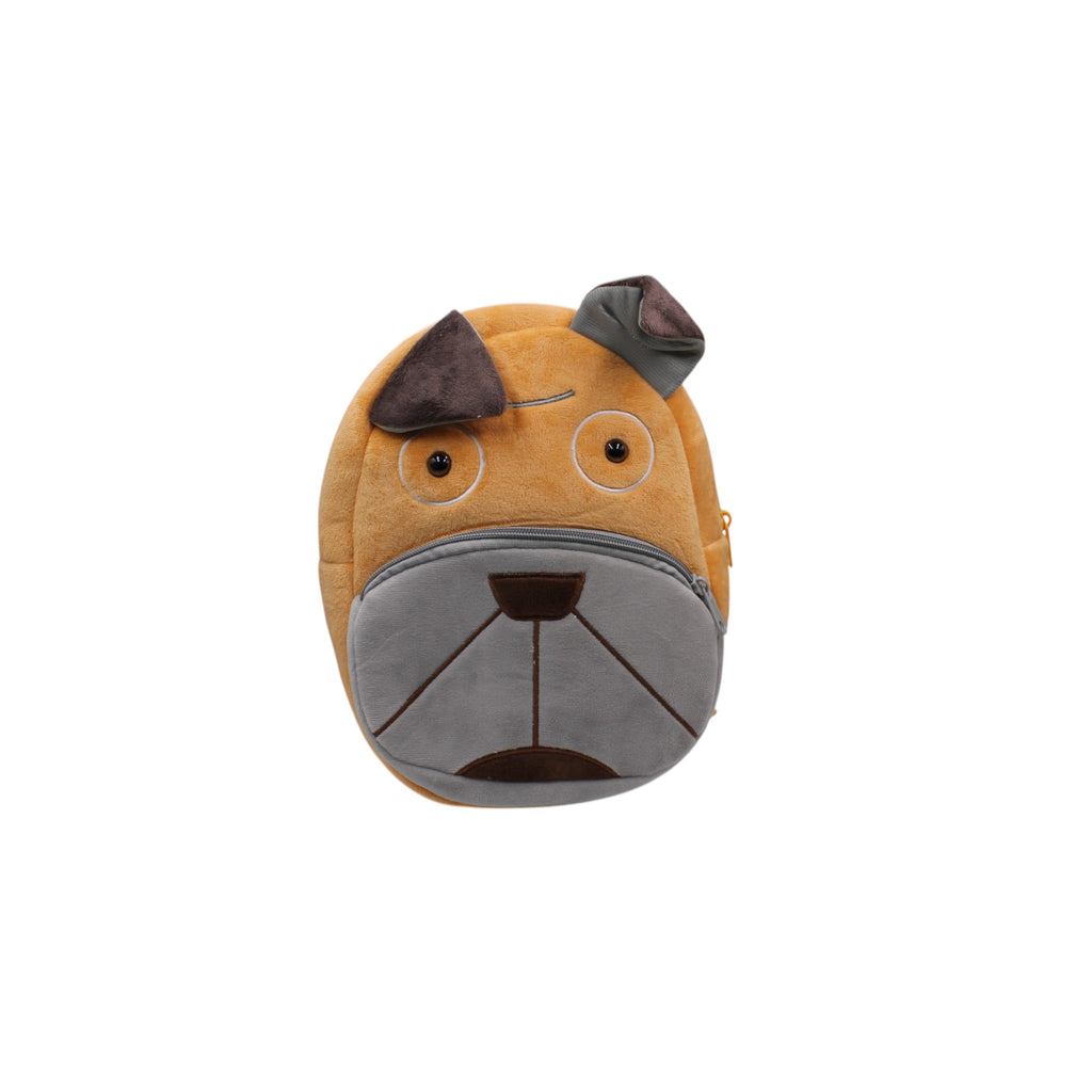 Kids Plush Animal Backpack - Bulldog