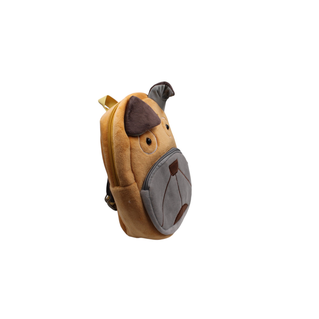Kids Plush Animal Backpack - Bulldog