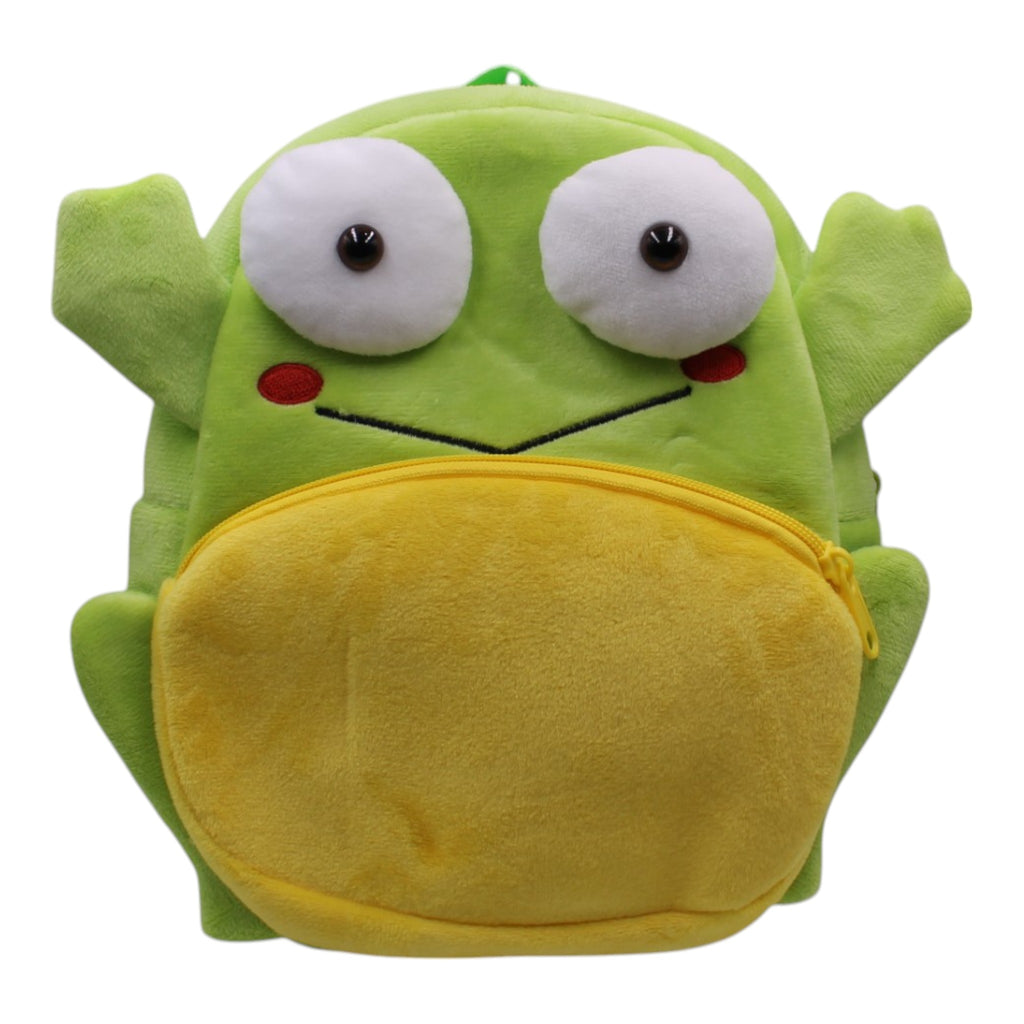 Kids Plush Animal Backpack - Green Frog