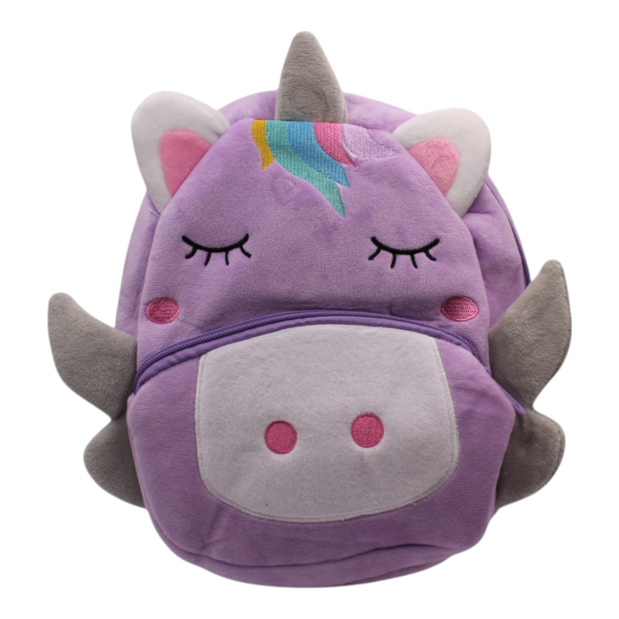 Kids Plush Animal Backpack - Unicorn