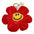 Plush Smile Flower Keychain
