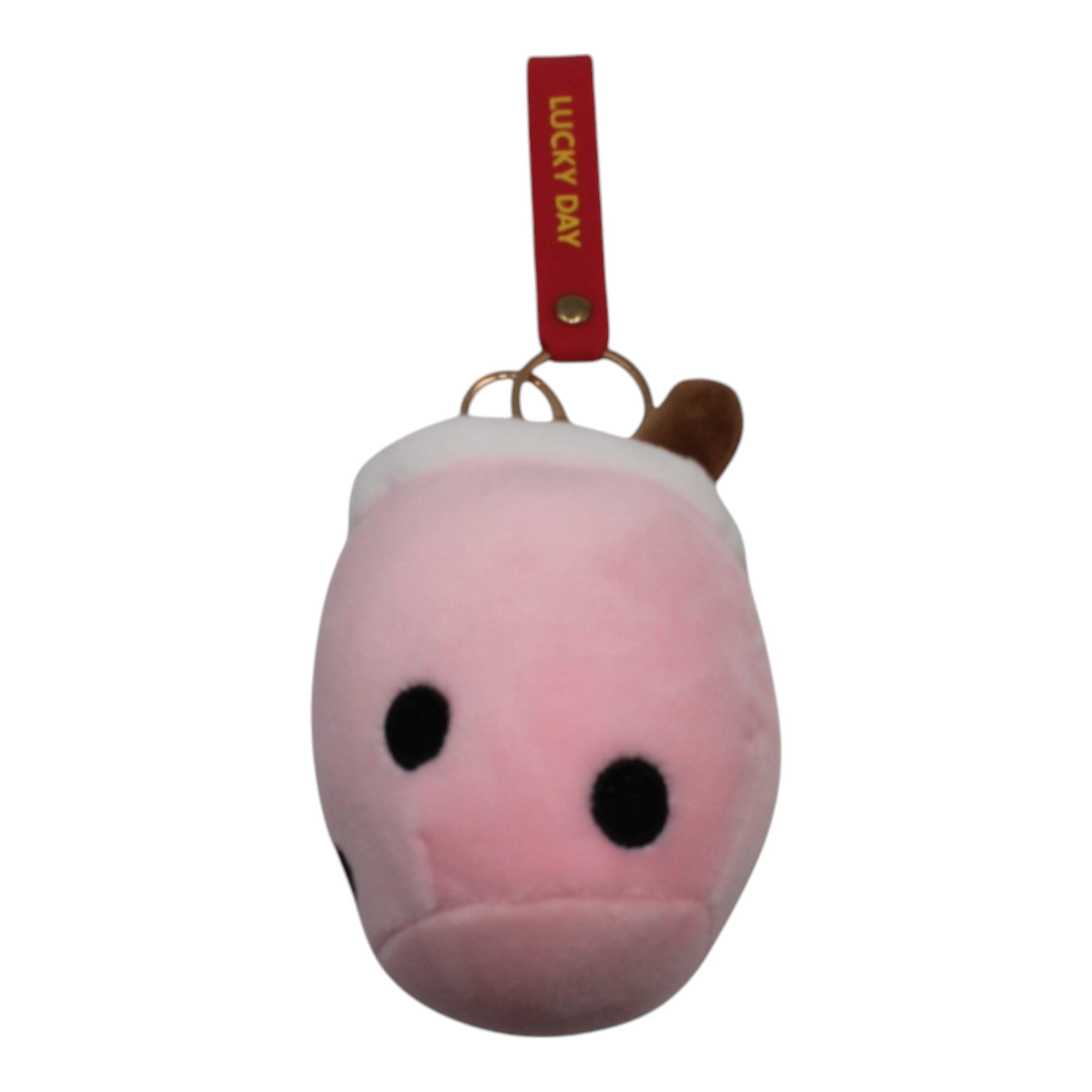 Plush Boba Keychain - Pink