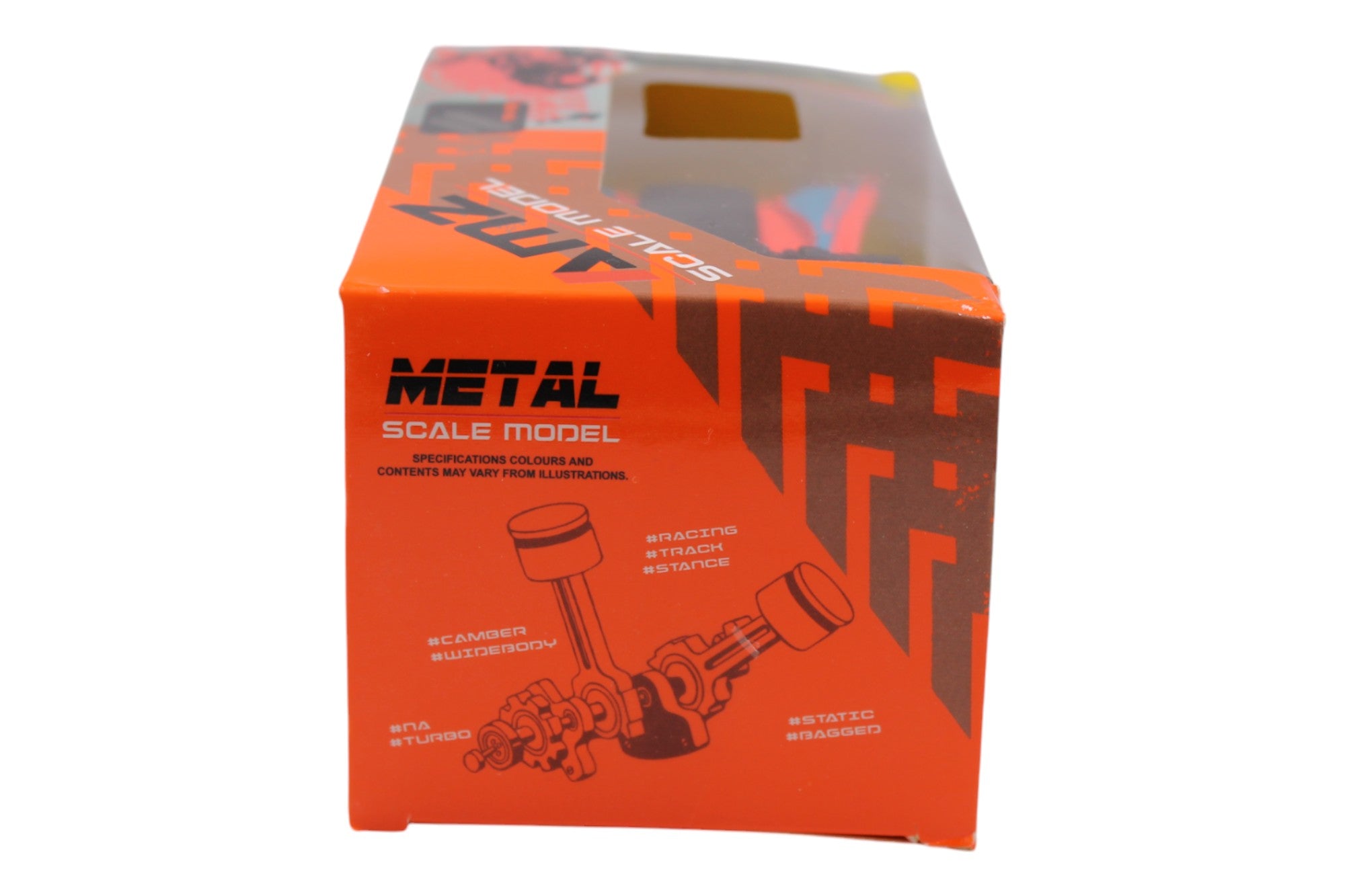 Pull Back Metal ATV Diecast Toy - Orange