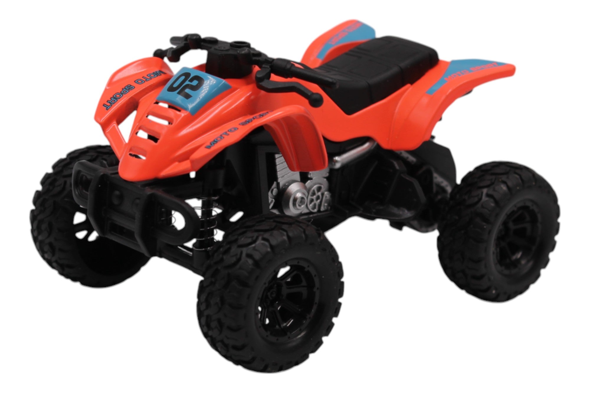 Pull Back Metal ATV Diecast Toy - Orange