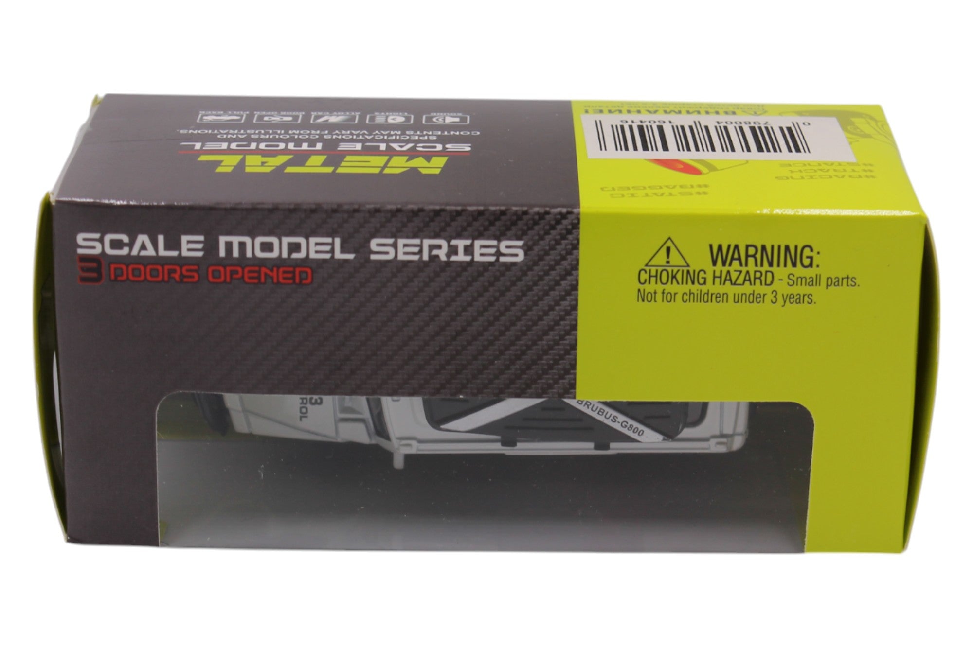 Pull Back Metal Off-Road SUV- White