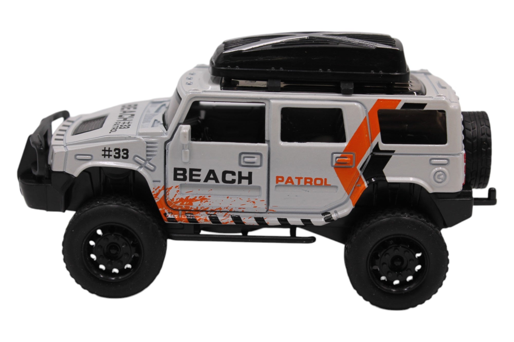 Pull Back Metal Off-Road SUV- White