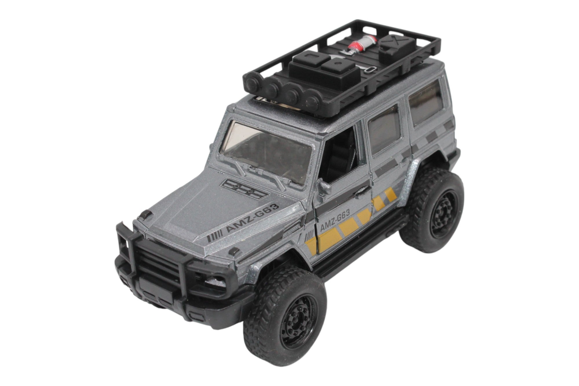 Pull Back Metal Off-Road SUV- Silver