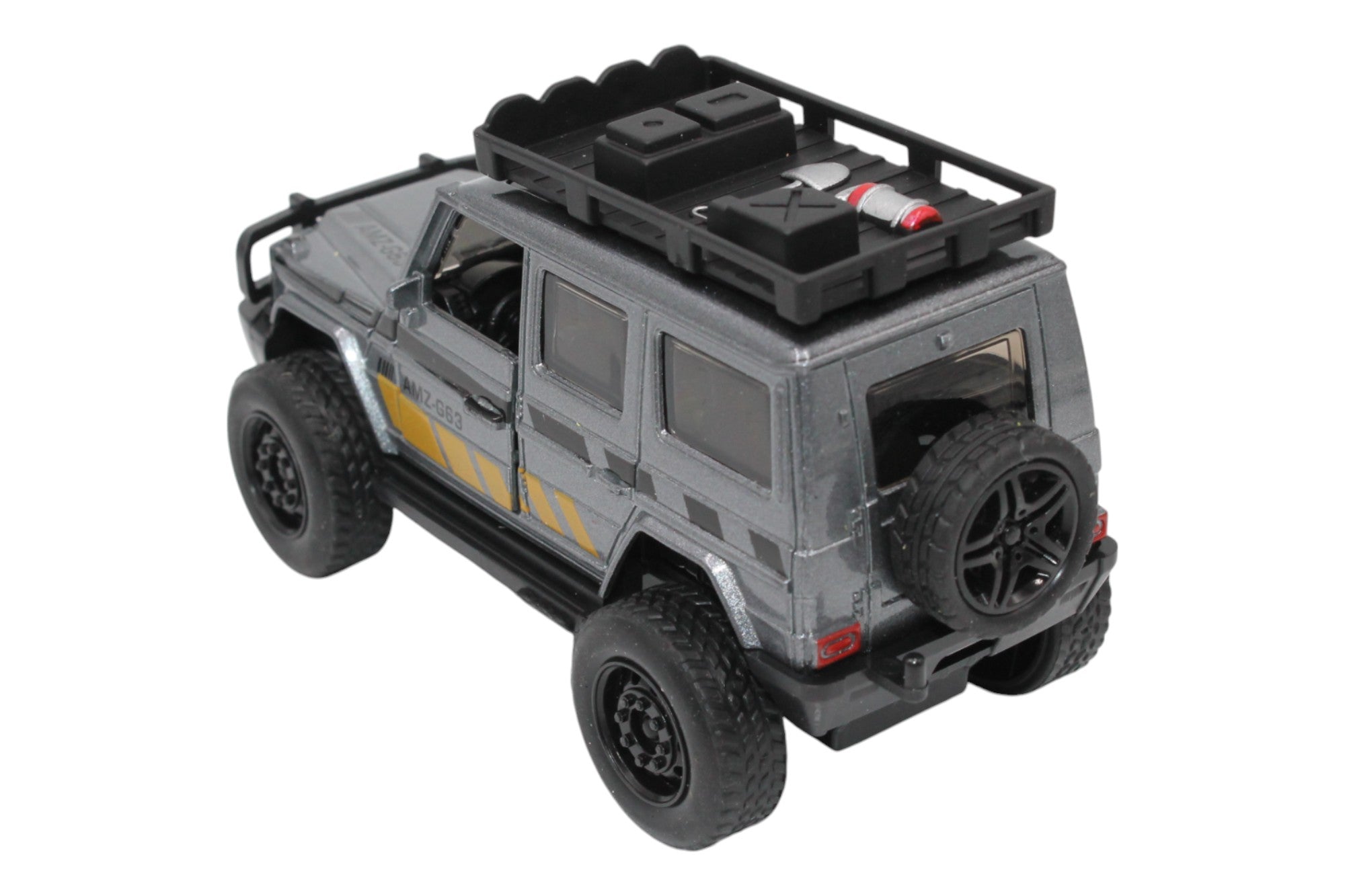 Pull Back Metal Off-Road SUV- Silver
