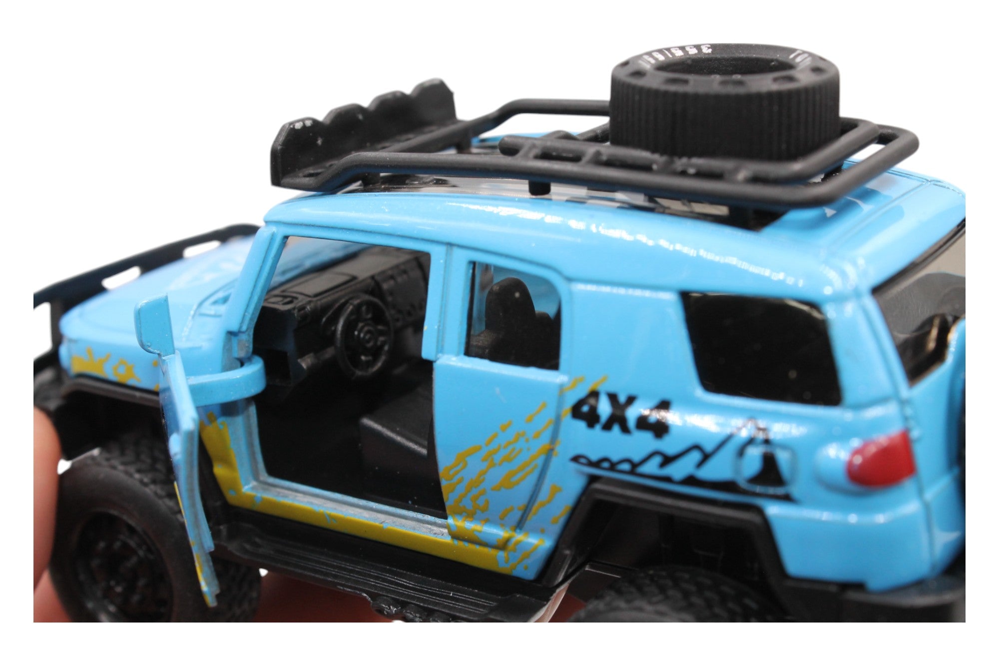 Pull Back Metal Off-Road SUV- Blue