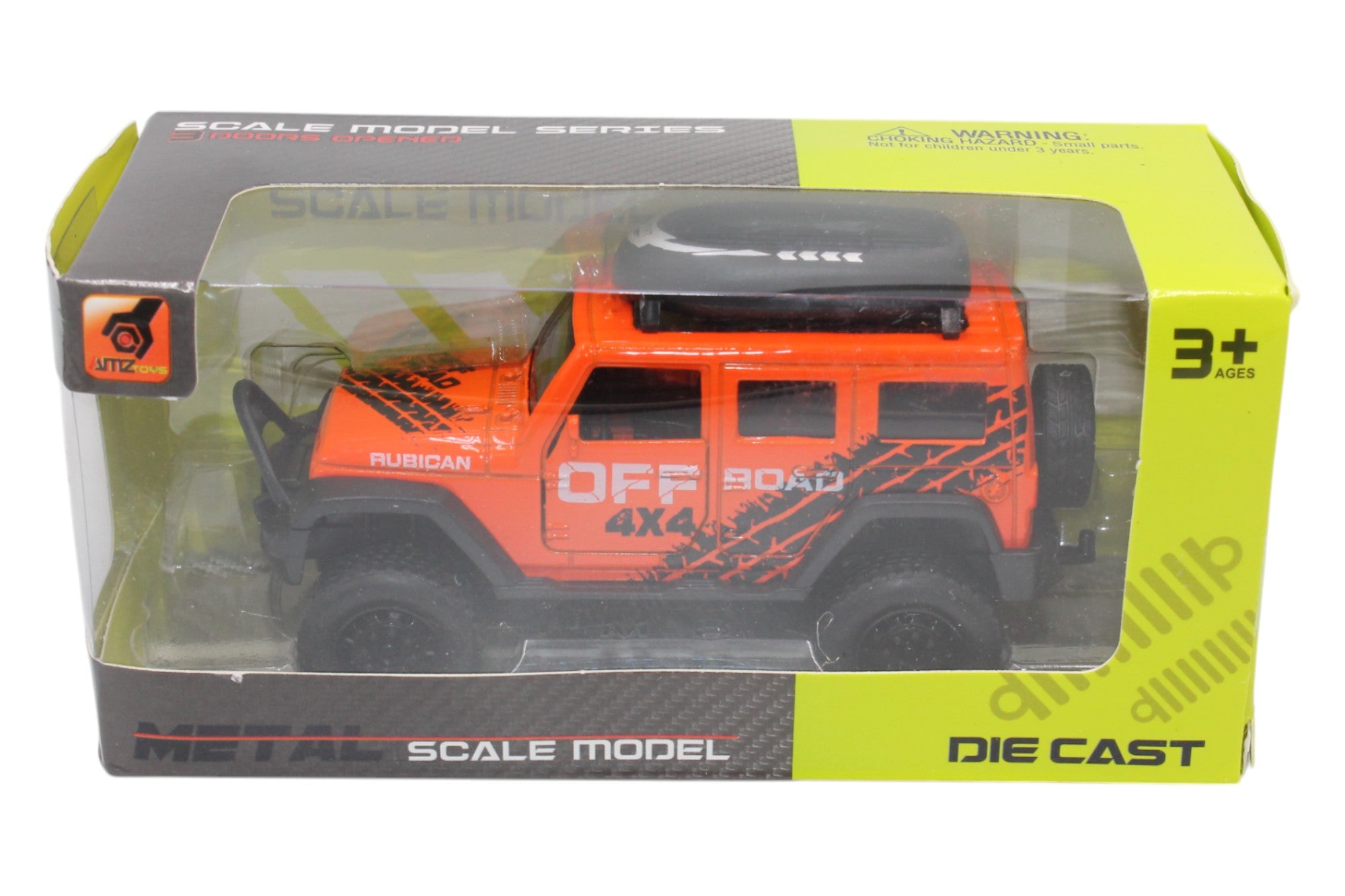 Pull Back Metal Off-Road SUV- Orange