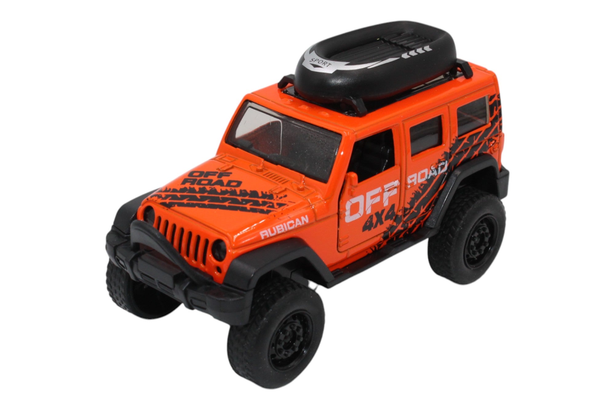 Pull Back Metal Off-Road SUV- Orange