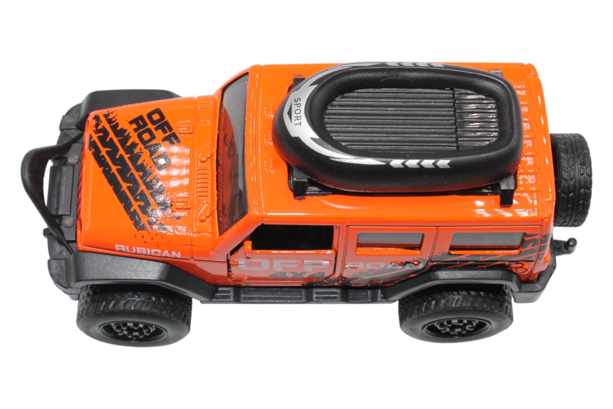 Pull Back Metal Off-Road SUV- Orange