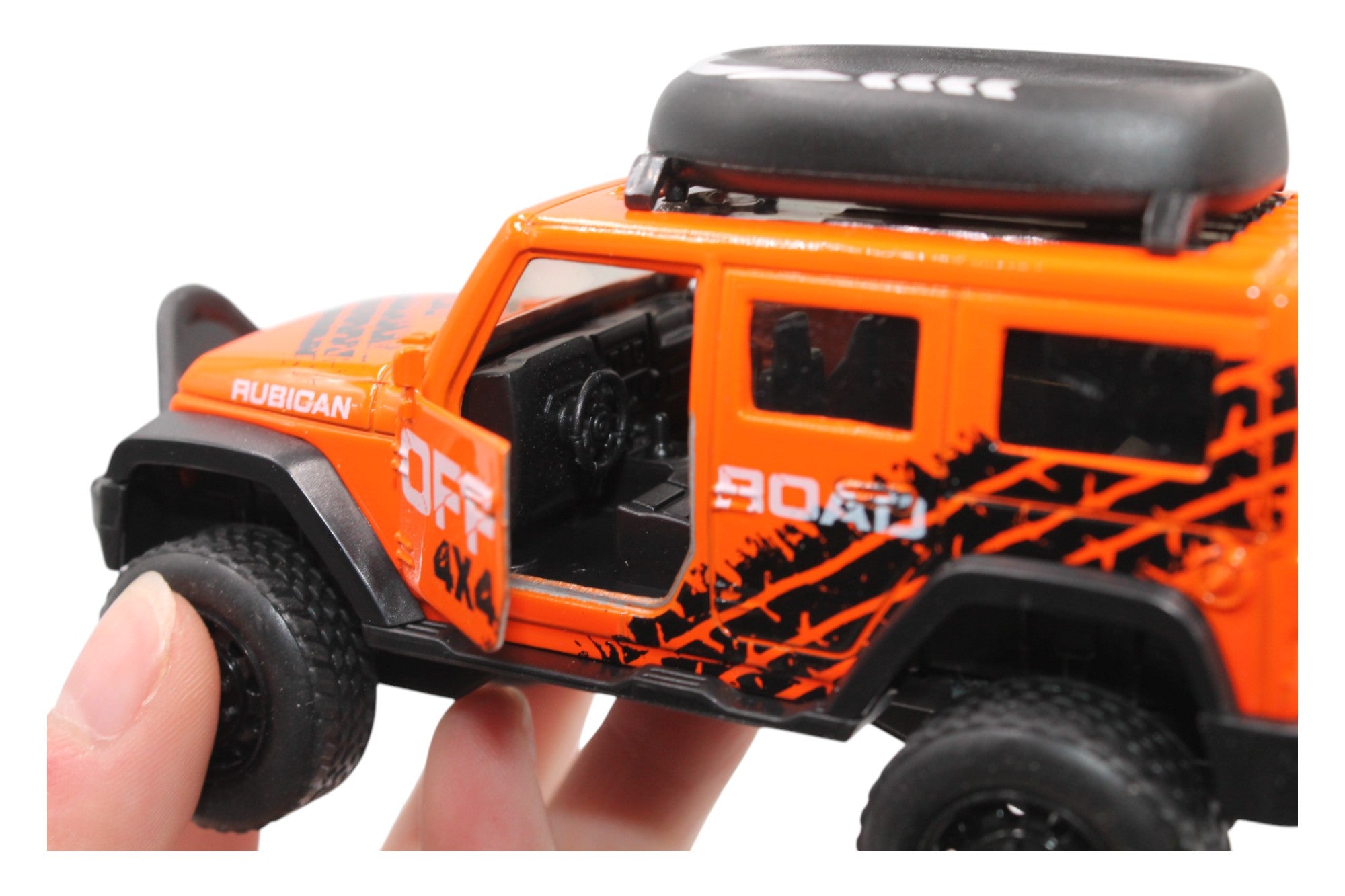 Pull Back Metal Off-Road SUV- Orange