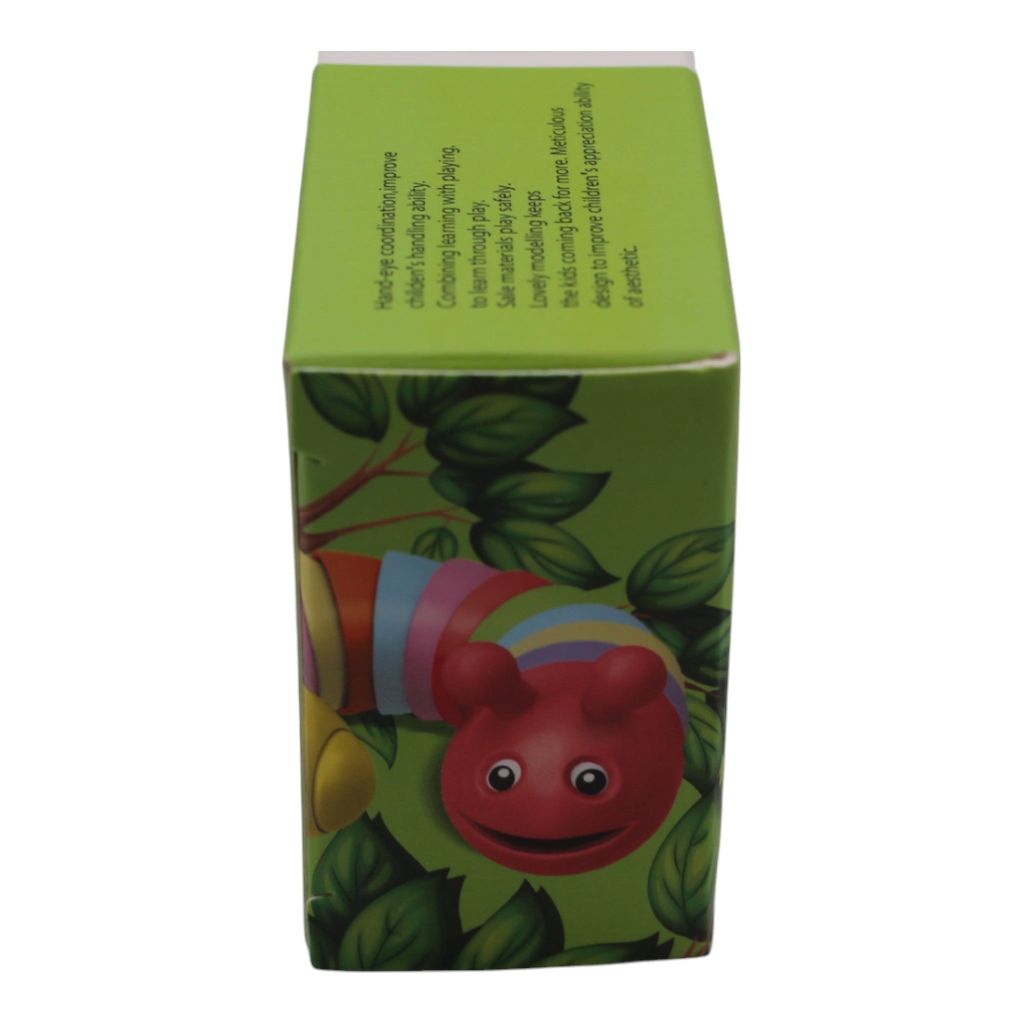 3D Puzzle Caterpillar Sensory Toy - Orange