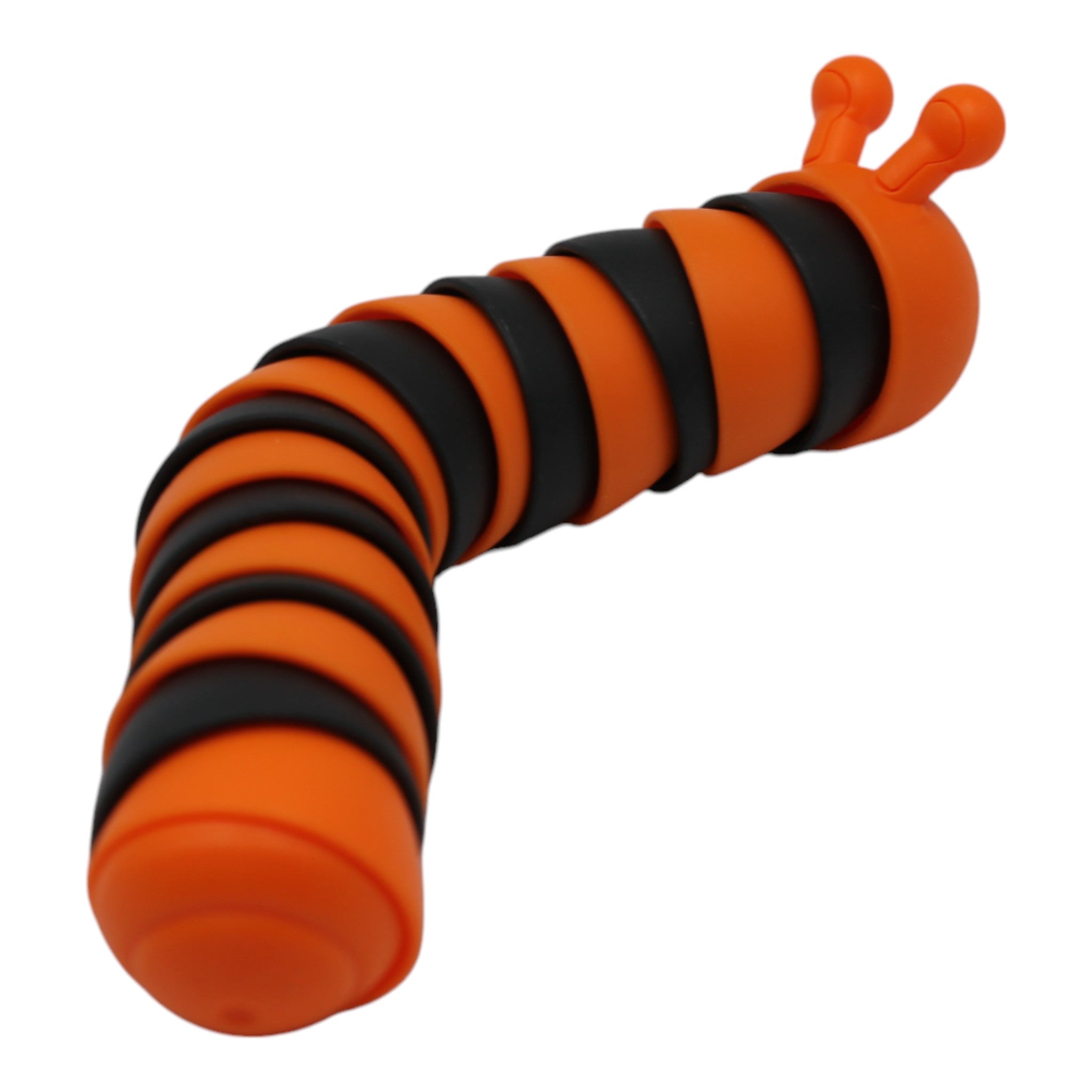 3D Puzzle Caterpillar Sensory Toy - Orange