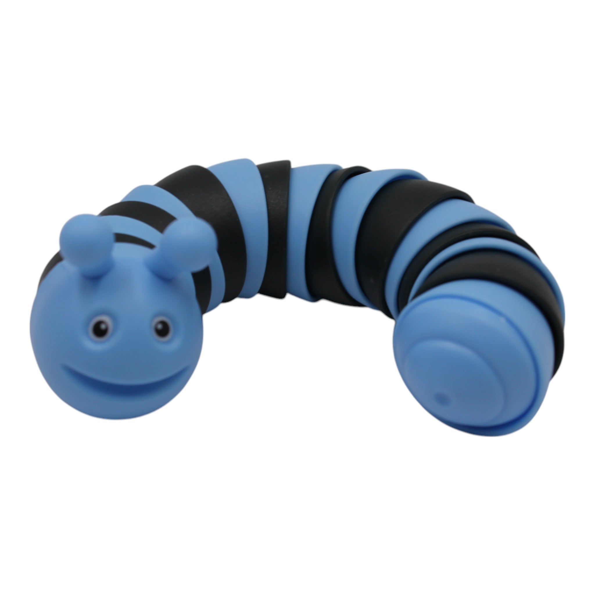 3D Puzzle Caterpillar Sensory Toy - Blue