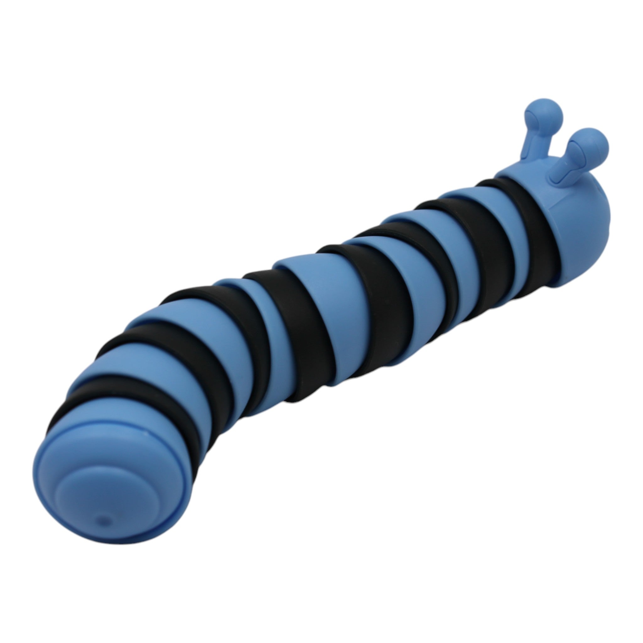 3D Puzzle Caterpillar Sensory Toy - Blue