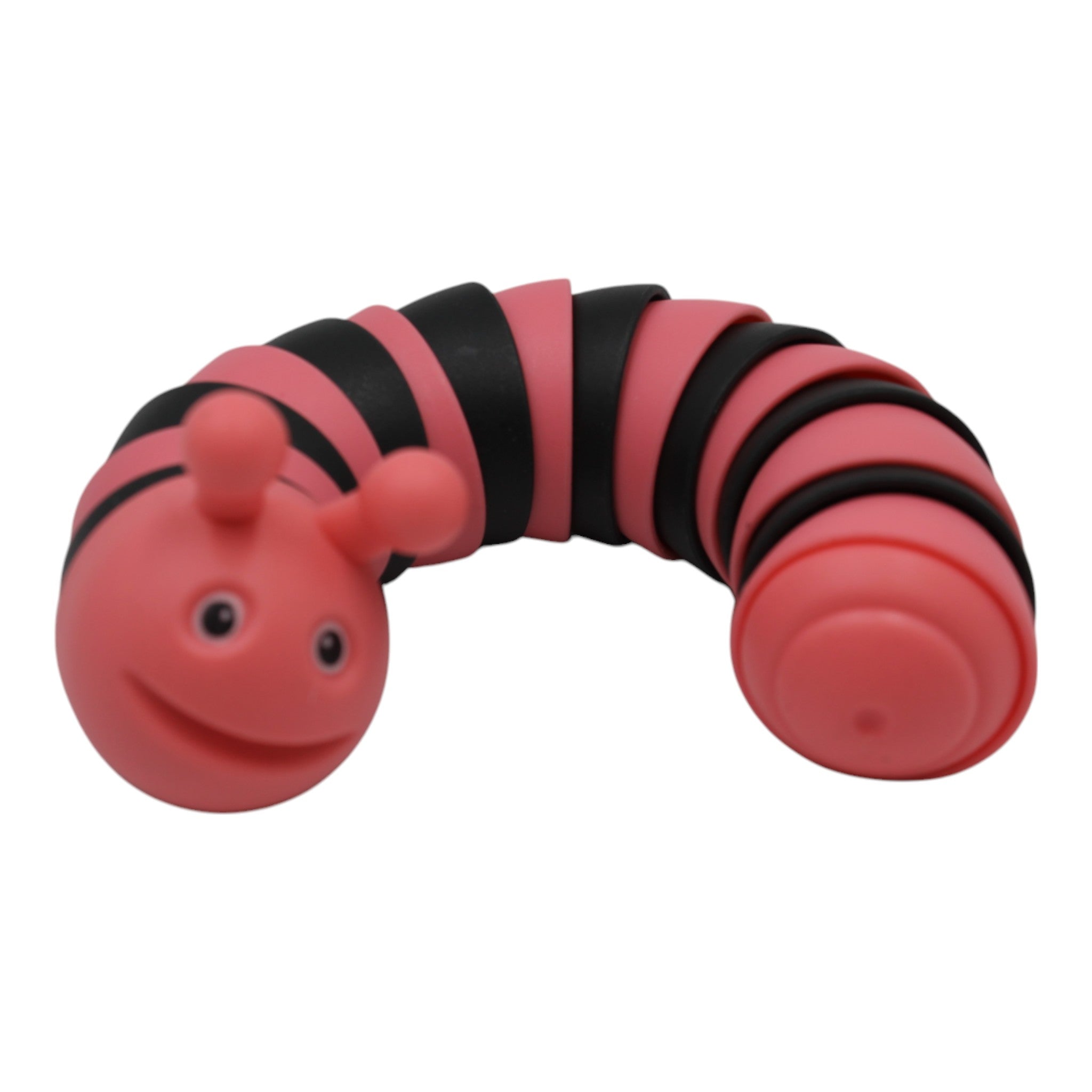3D Puzzle Caterpillar Sensory Toy - Pink