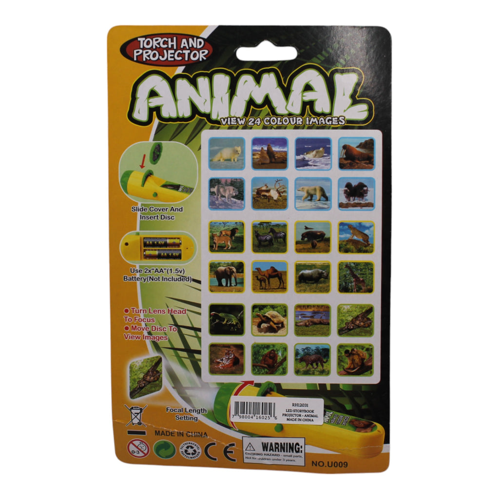 LED Storybook Projector Flashlight - Animal