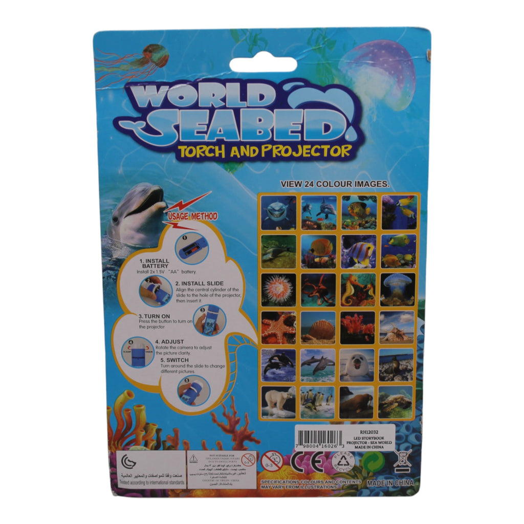 LED Storybook Projector Flashlight - Sea World