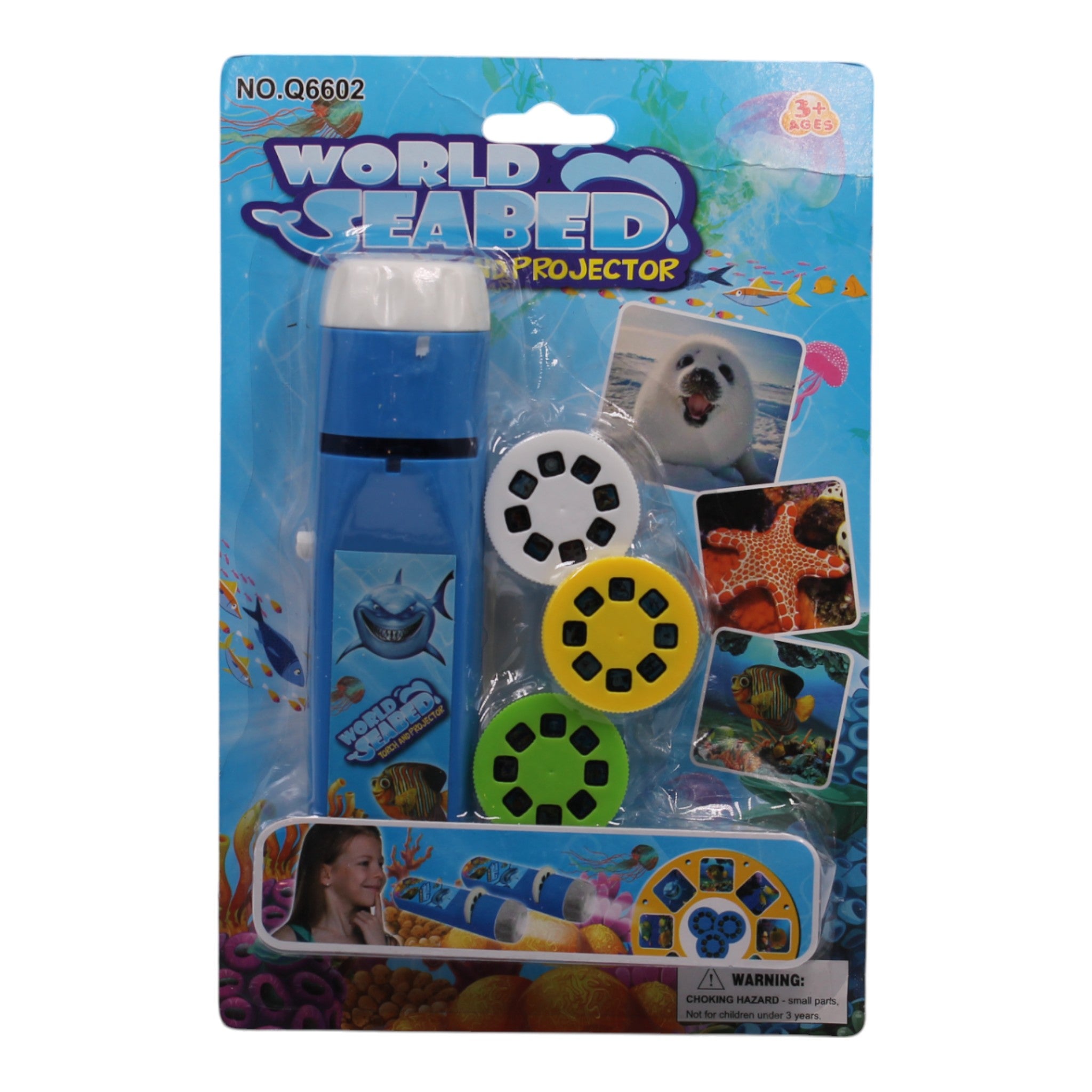 LED Storybook Projector Flashlight - Sea World