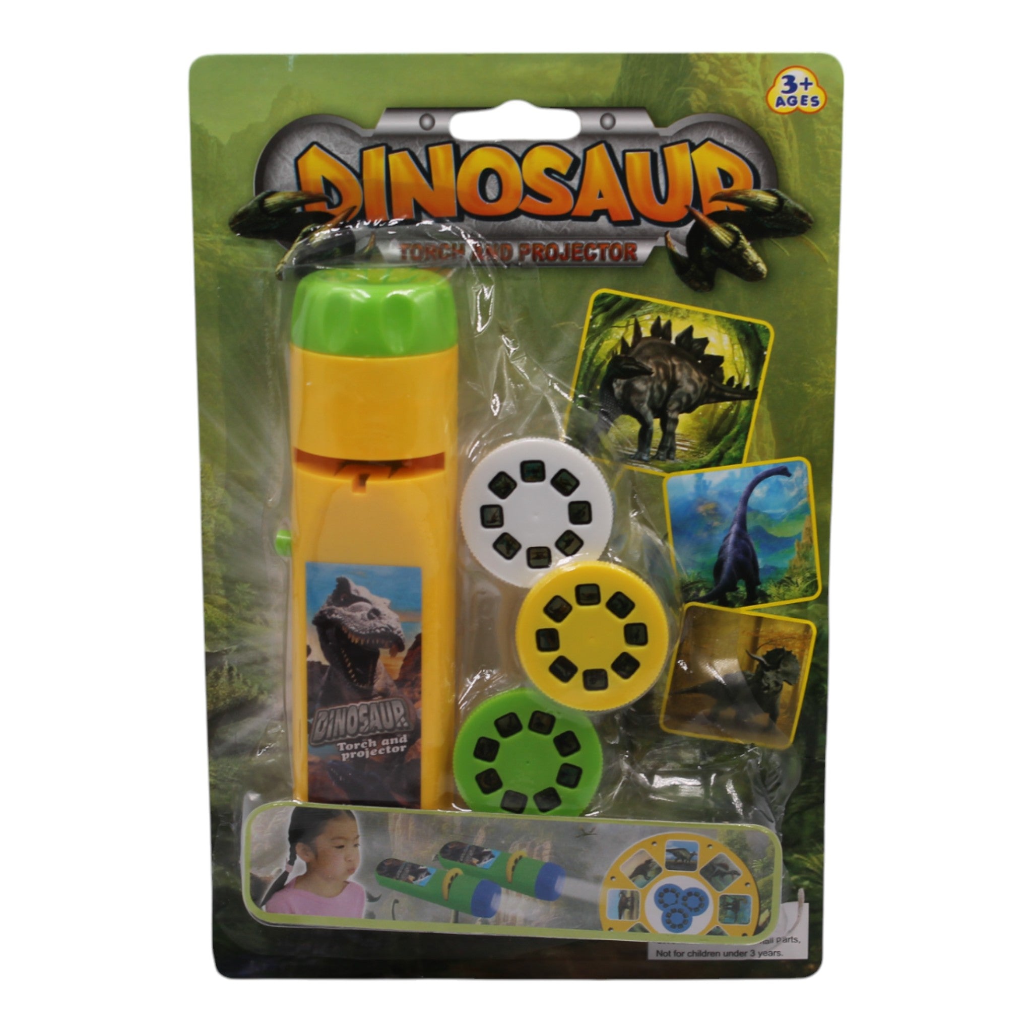 LED Storybook Projector Flashlight - Dinosaur