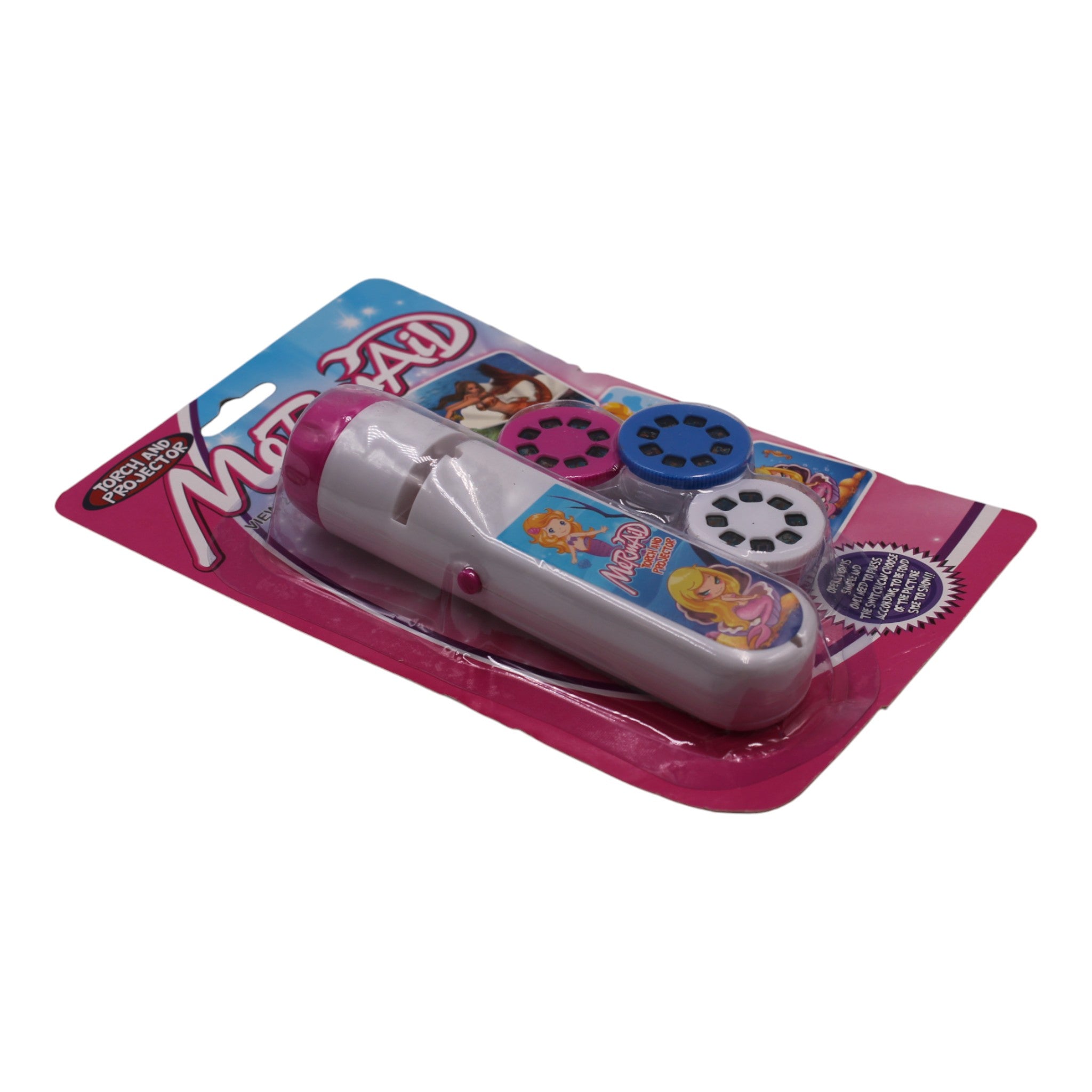 LED Storybook Projector Flashlight - Mermaid