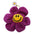 Plush Smile Flower Keychain