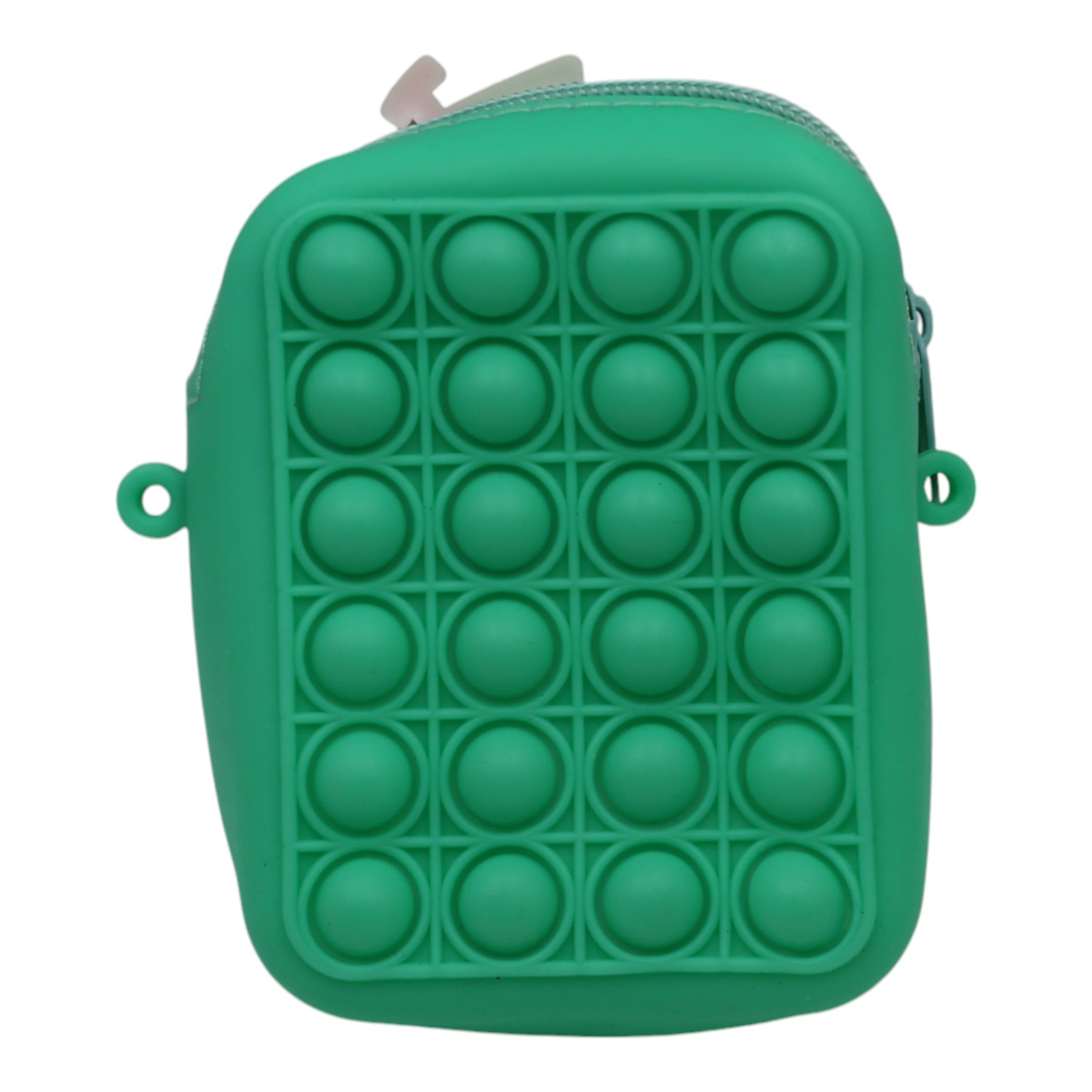 Small Silicone Kids Travel Bag - Aqua Cupcake