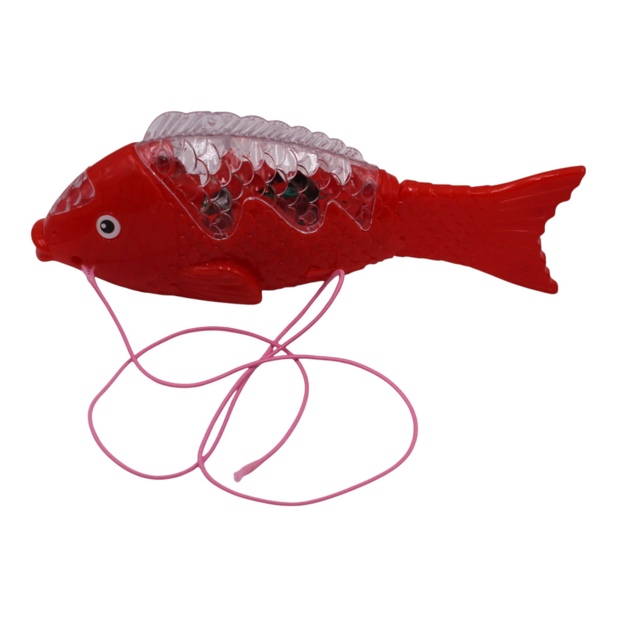 LED Transparent Fish - Red